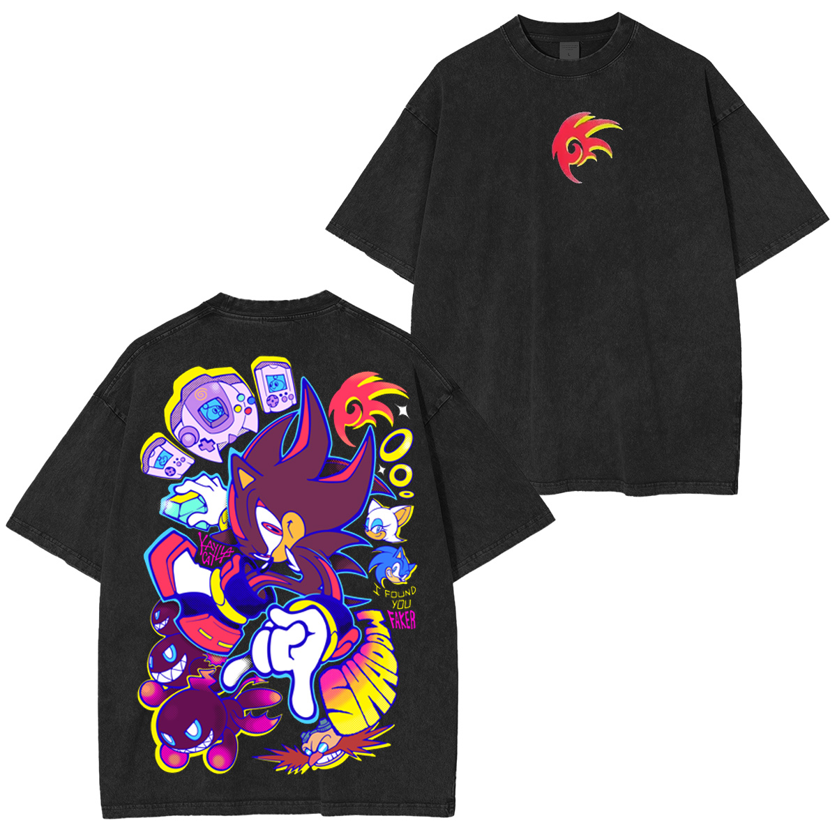 Shadow the Hedgehog Vintage Washed T-shirt/Crewneck/Hoodie