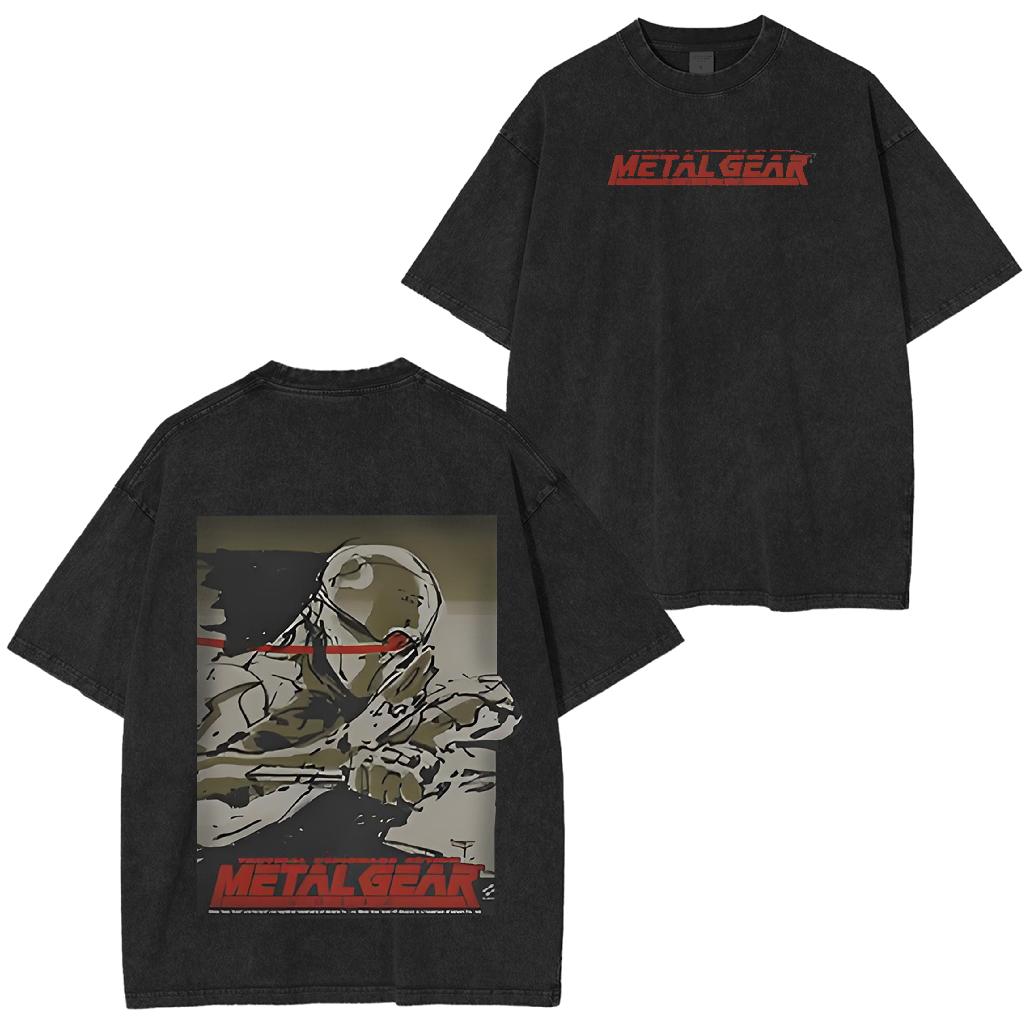 Metal Gear Solid Unisex Washed T-Shirt