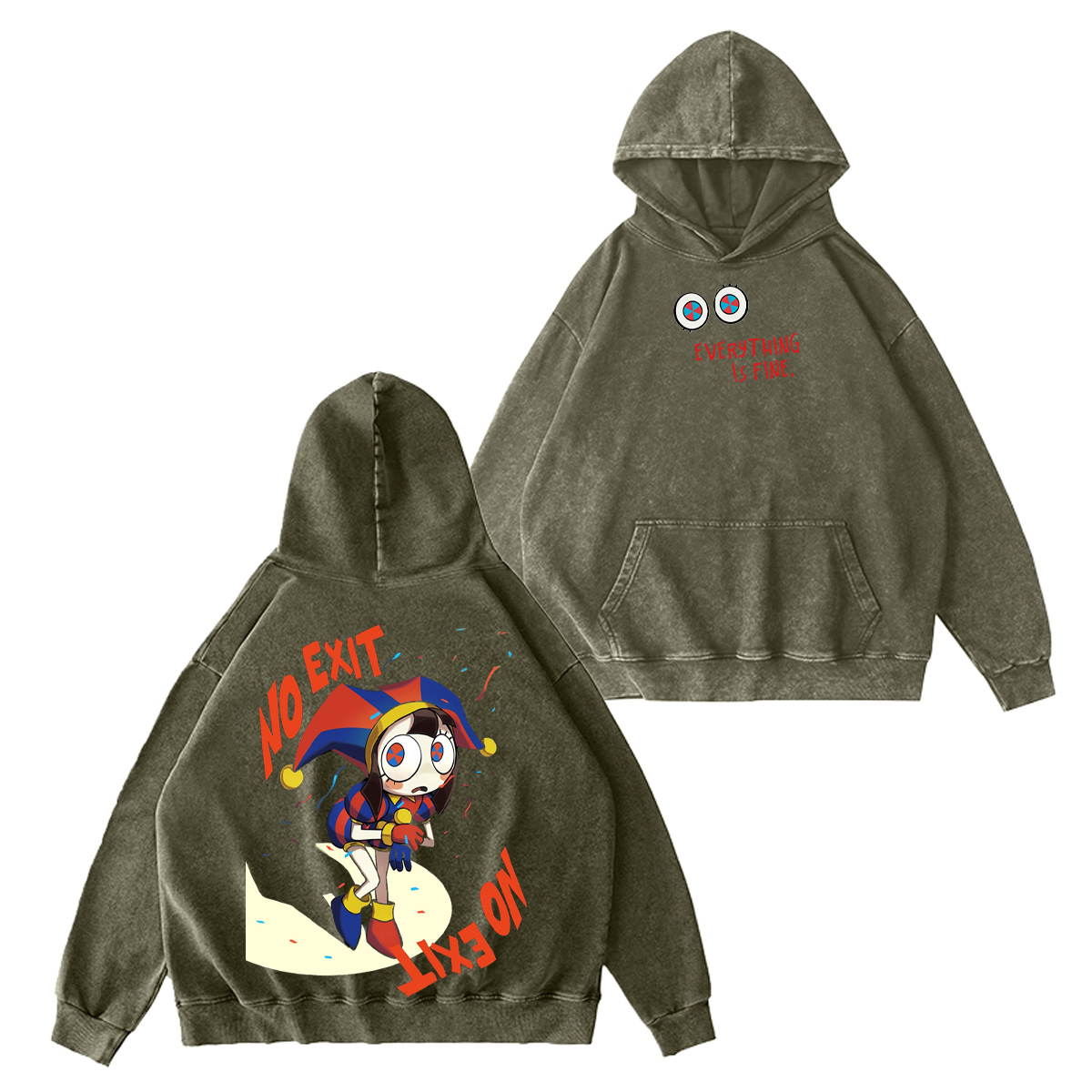The Amazing Digital Circus Vintage Washed T-shirt/Crewneck/Hoodie