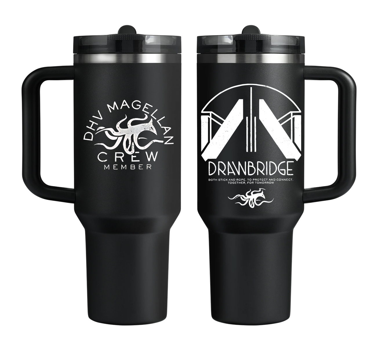 Death Stranding 2 - DHV MAGELLAN Crew Member Flip Straw Tumbler