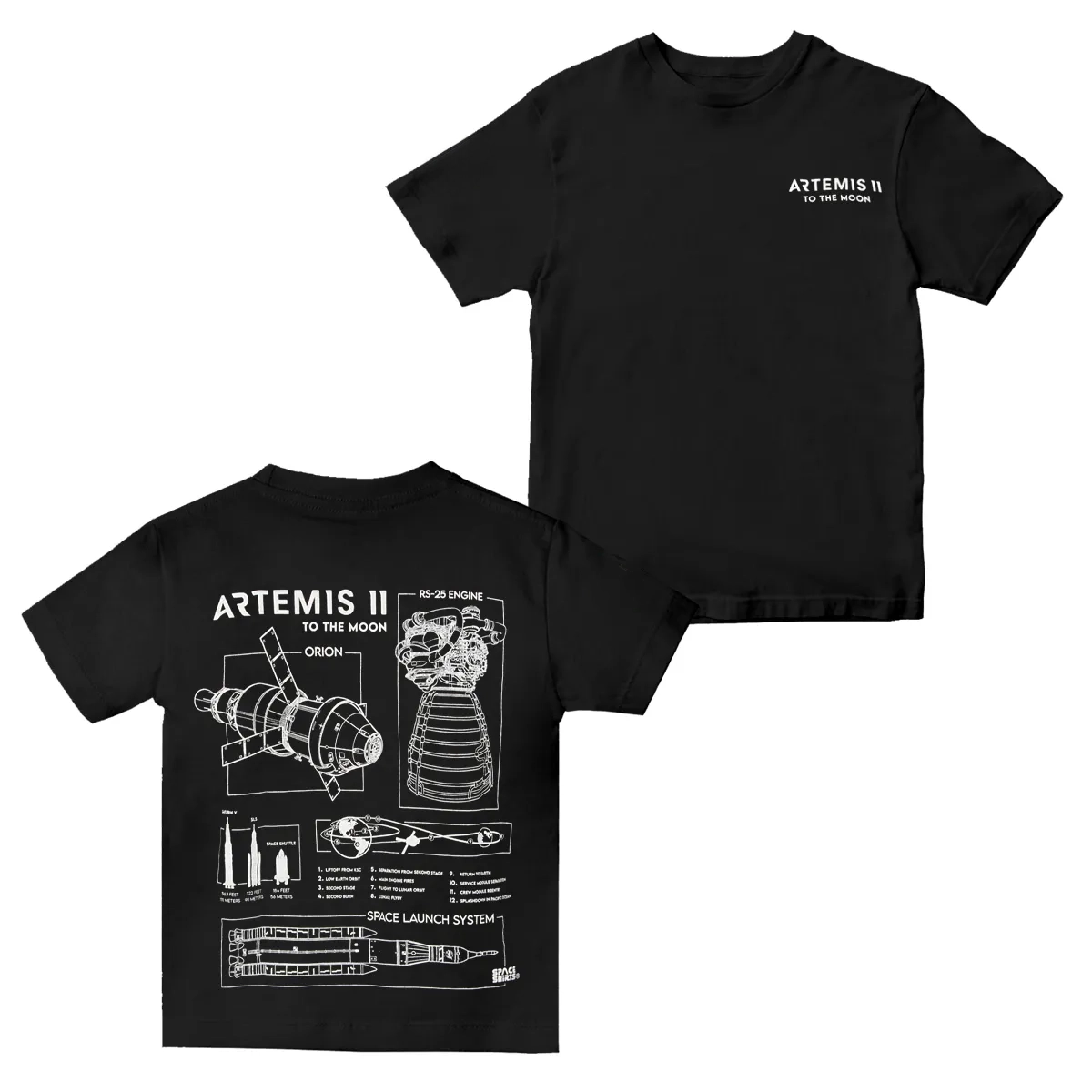 Artemis II Washed T-shirt/Crewneck/Hoodie
