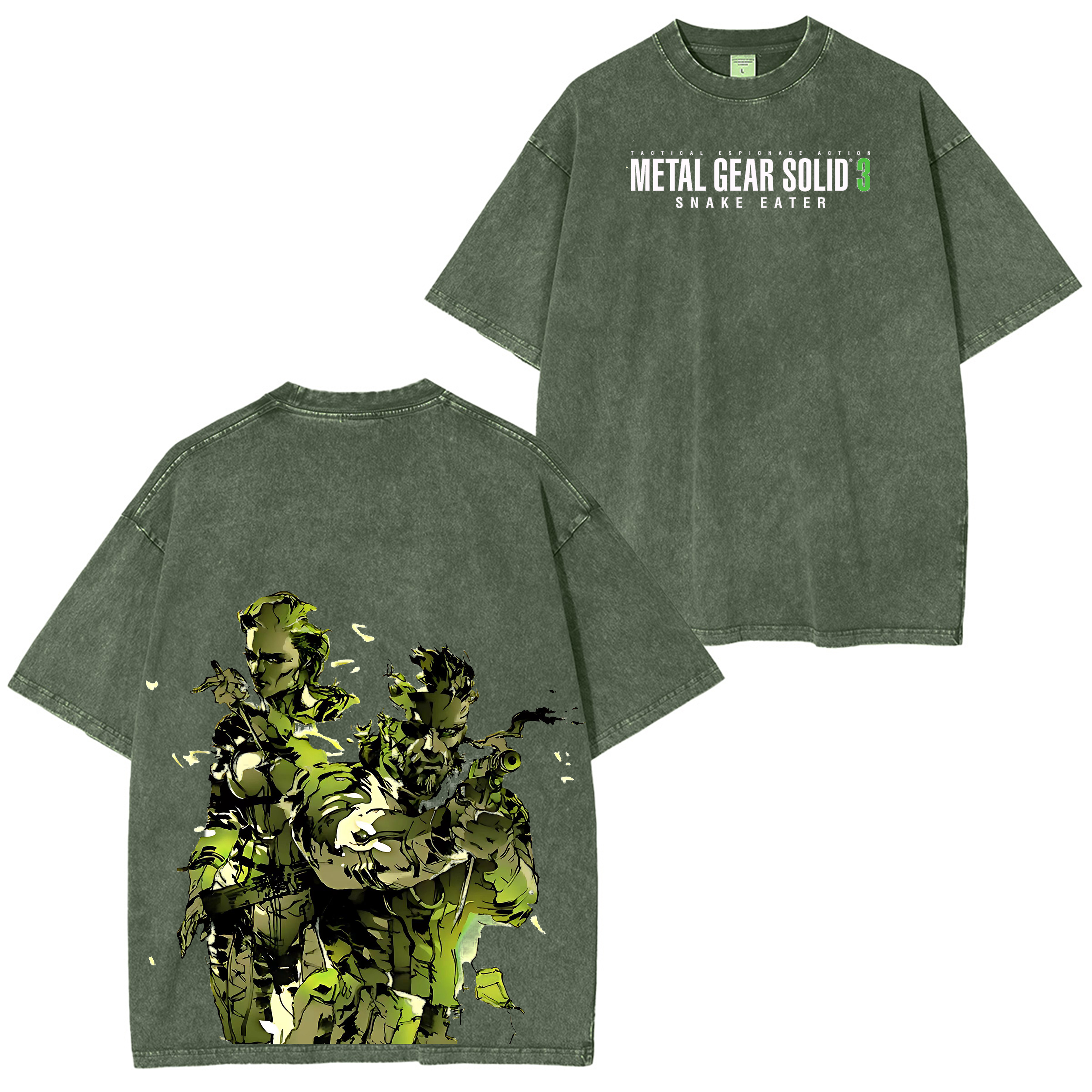 Metal Gear Solid 3: Snake Eater Unisex Washed T-Shirt