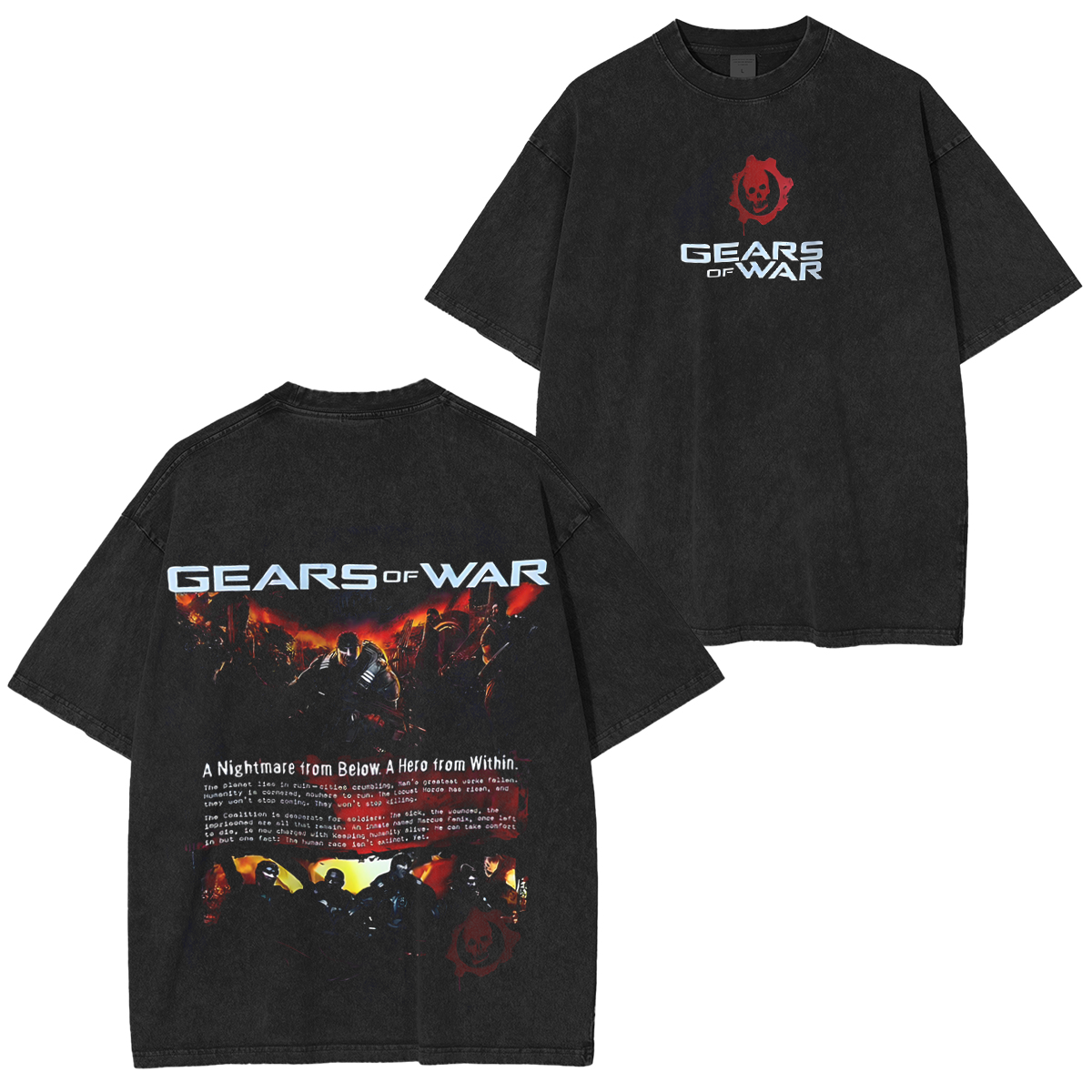 Gears of War Vintage Washed T-shirt/Crewneck/Hoodie