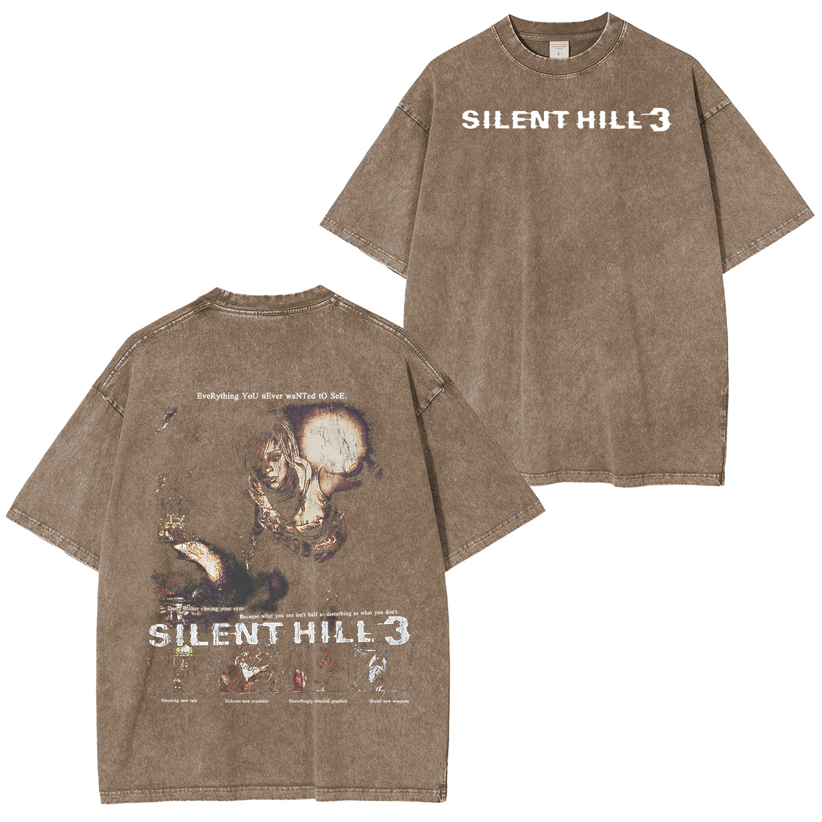 Silent Hill 3 - Everything You Never Wanted To See Unisex Washed T-Shirt