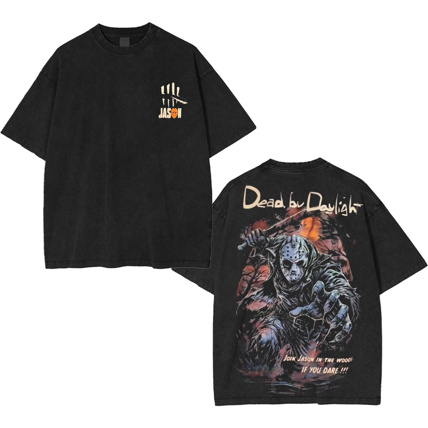 Dead By Daylight Vintage Unisex  Washed T-Shirt