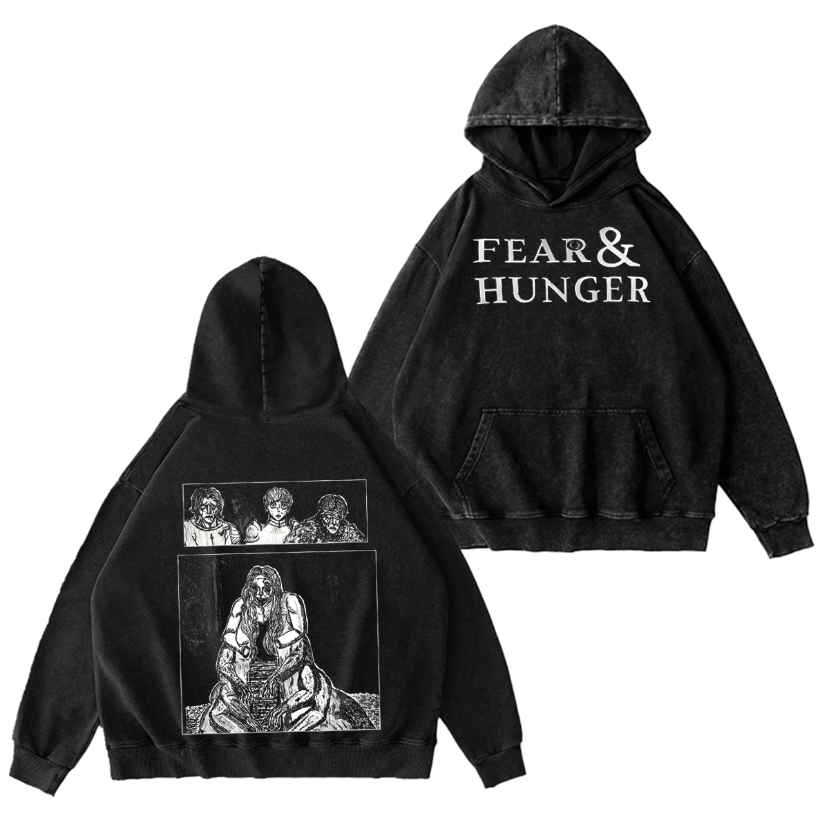 Fear & Hunger Vintage Washed T-shirt/Crewneck/Hoodie