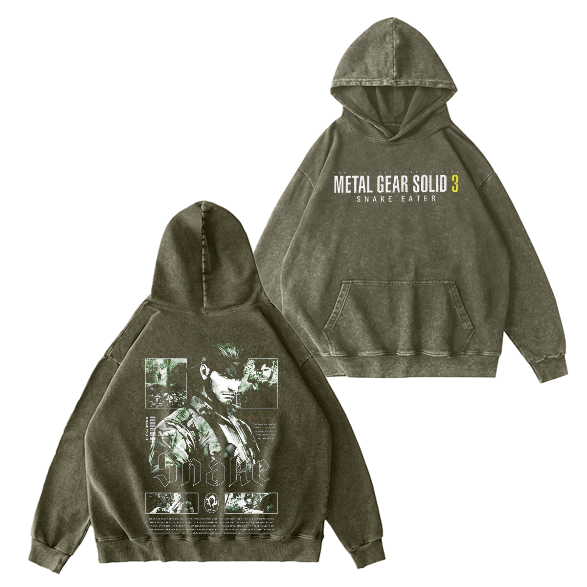Metal Gear Vintage Washed T-shirt/Crewneck/Hoodie