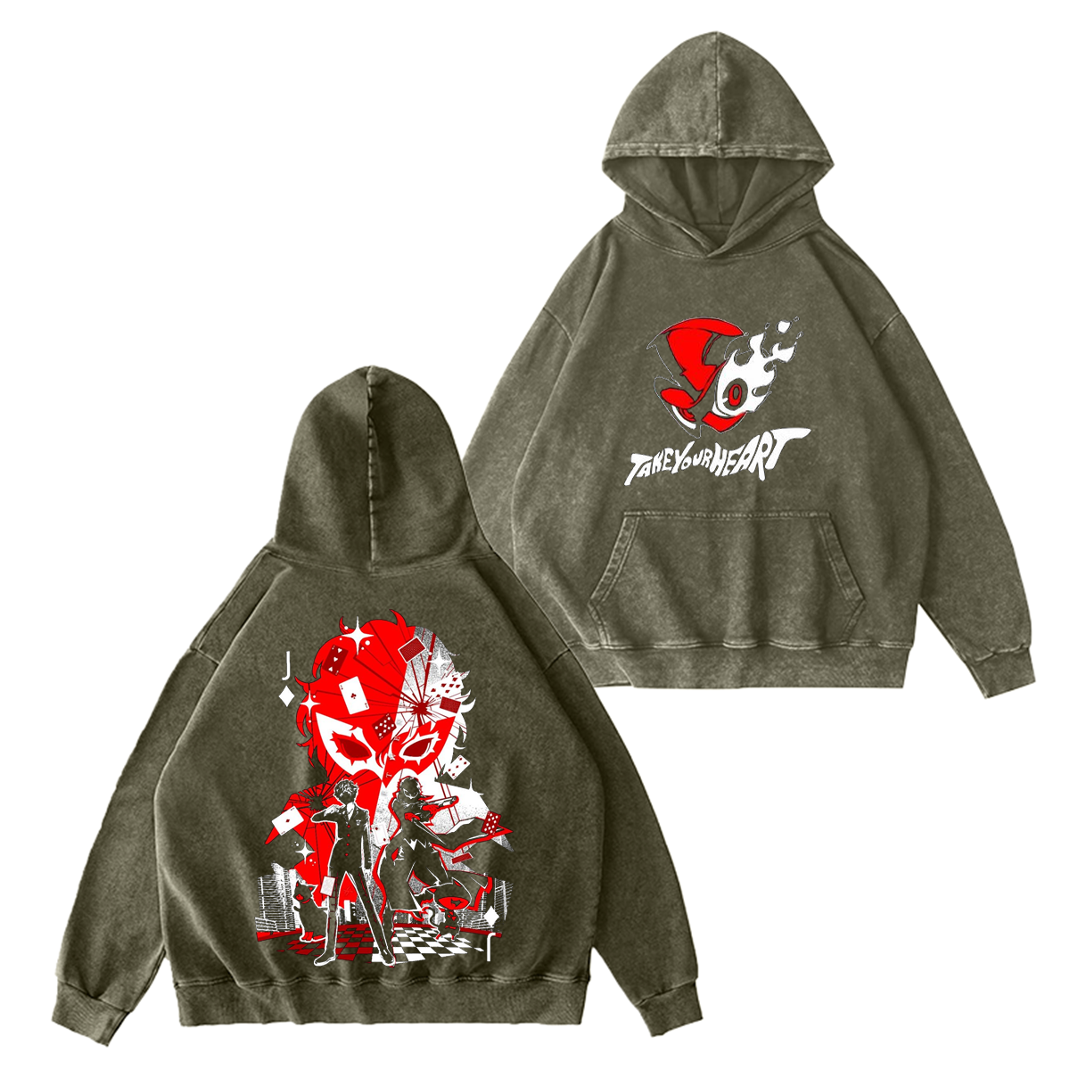Persona 5 Vintage Washed T-shirt/Crewneck/Hoodie
