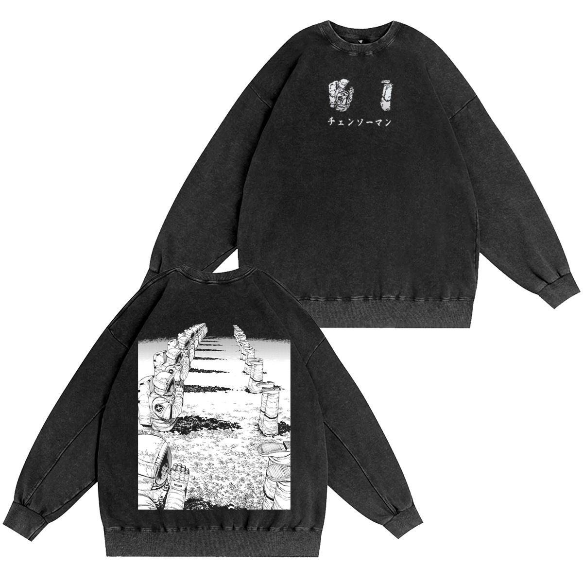Chainsaw Man Washed T-shirt/Crewneck/Hoodie