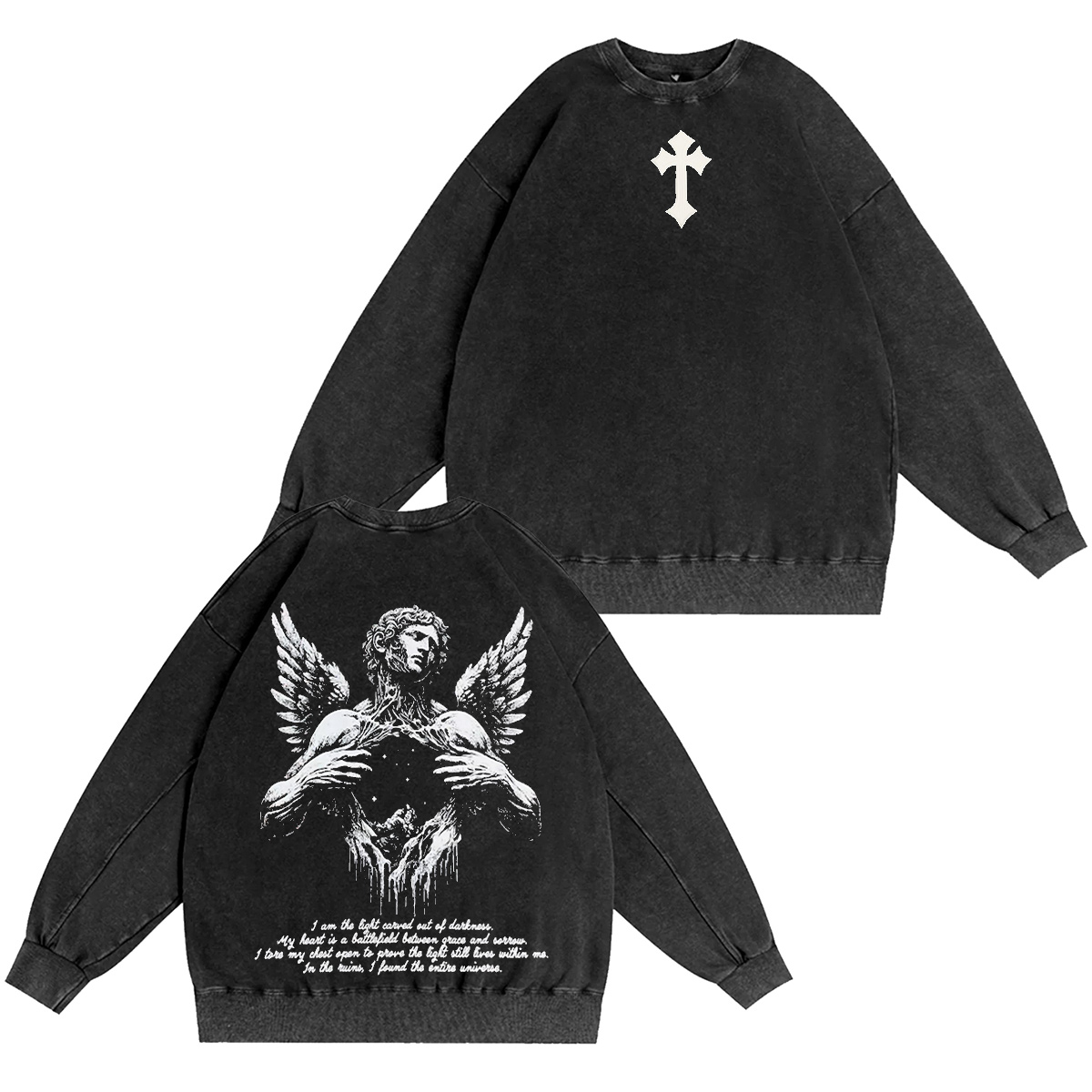 Fallen Angel Washed T-shirt/Crewneck/Hoodie