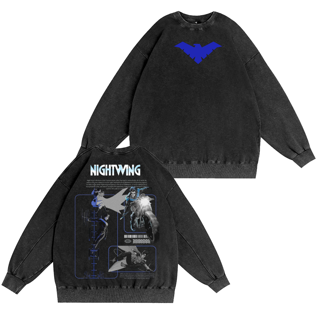 Nightwing Washed T-shirt/Crewneck/Hoodie