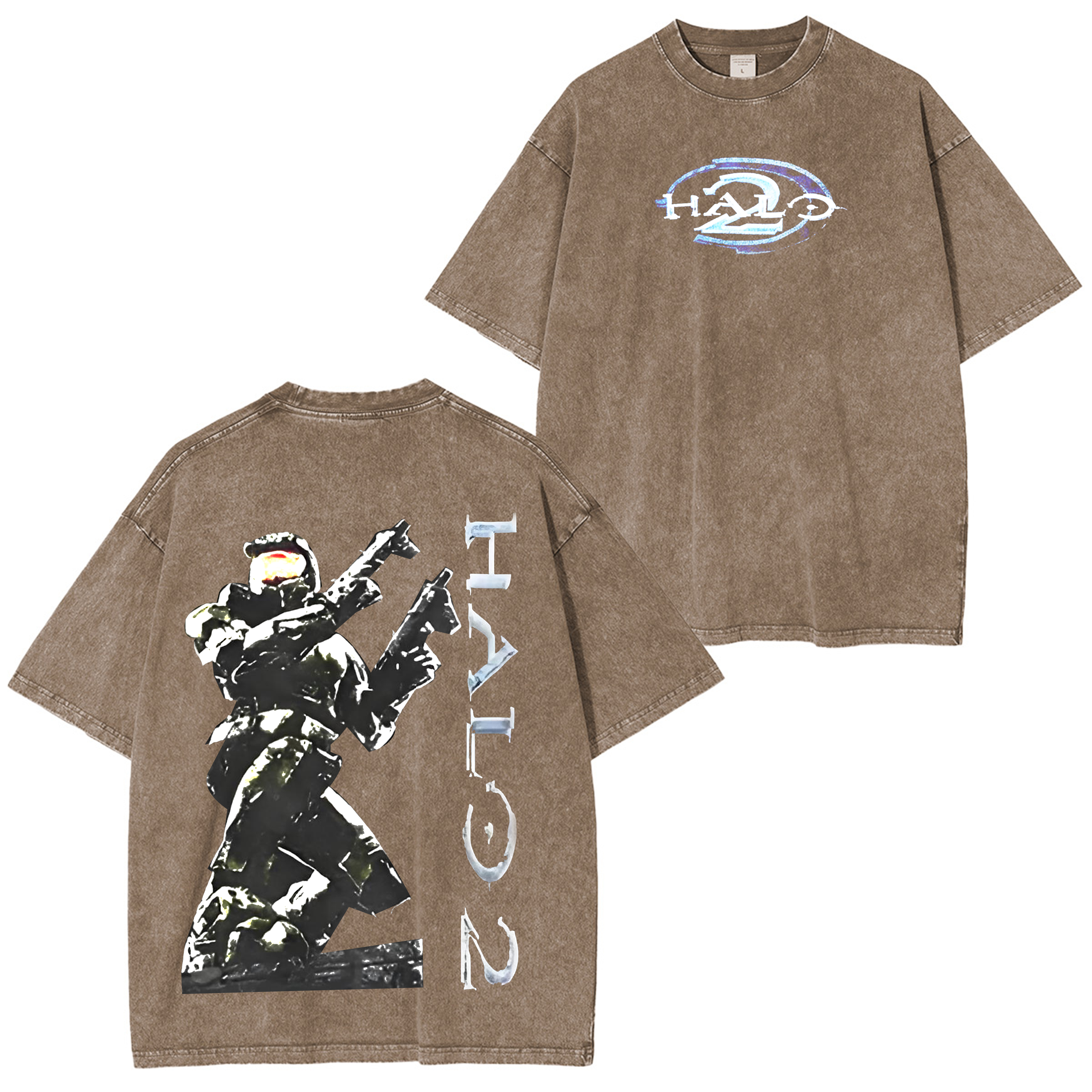 Goat Crew X Halo Halo 2 Vintage Unisex Washed T-Shirt