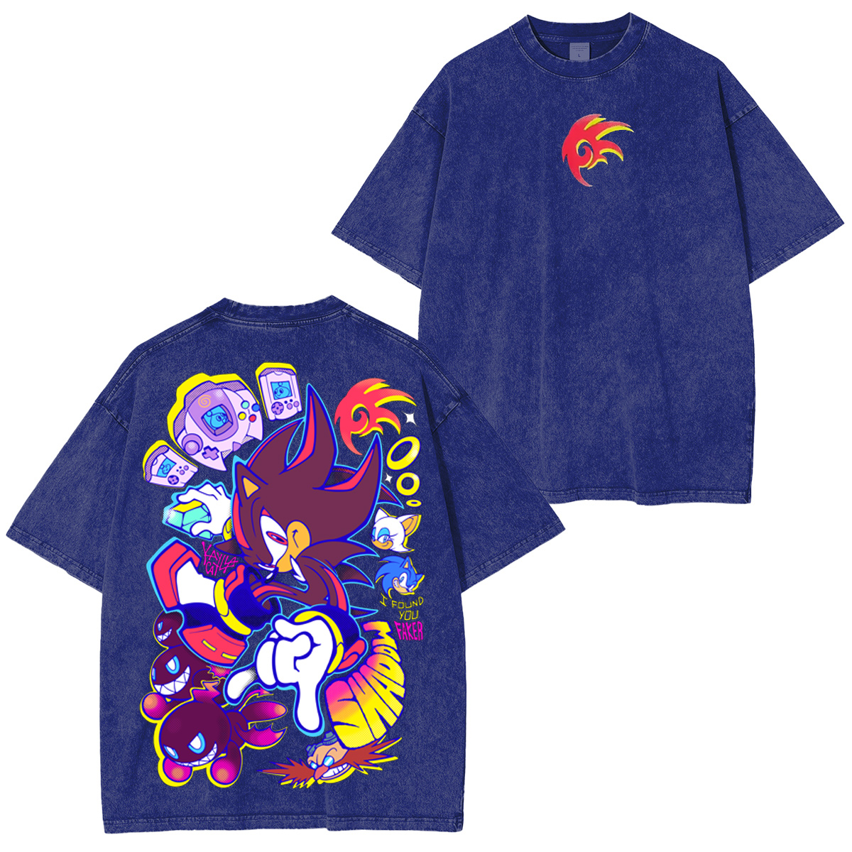 Shadow the Hedgehog Vintage Washed T-shirt/Crewneck/Hoodie