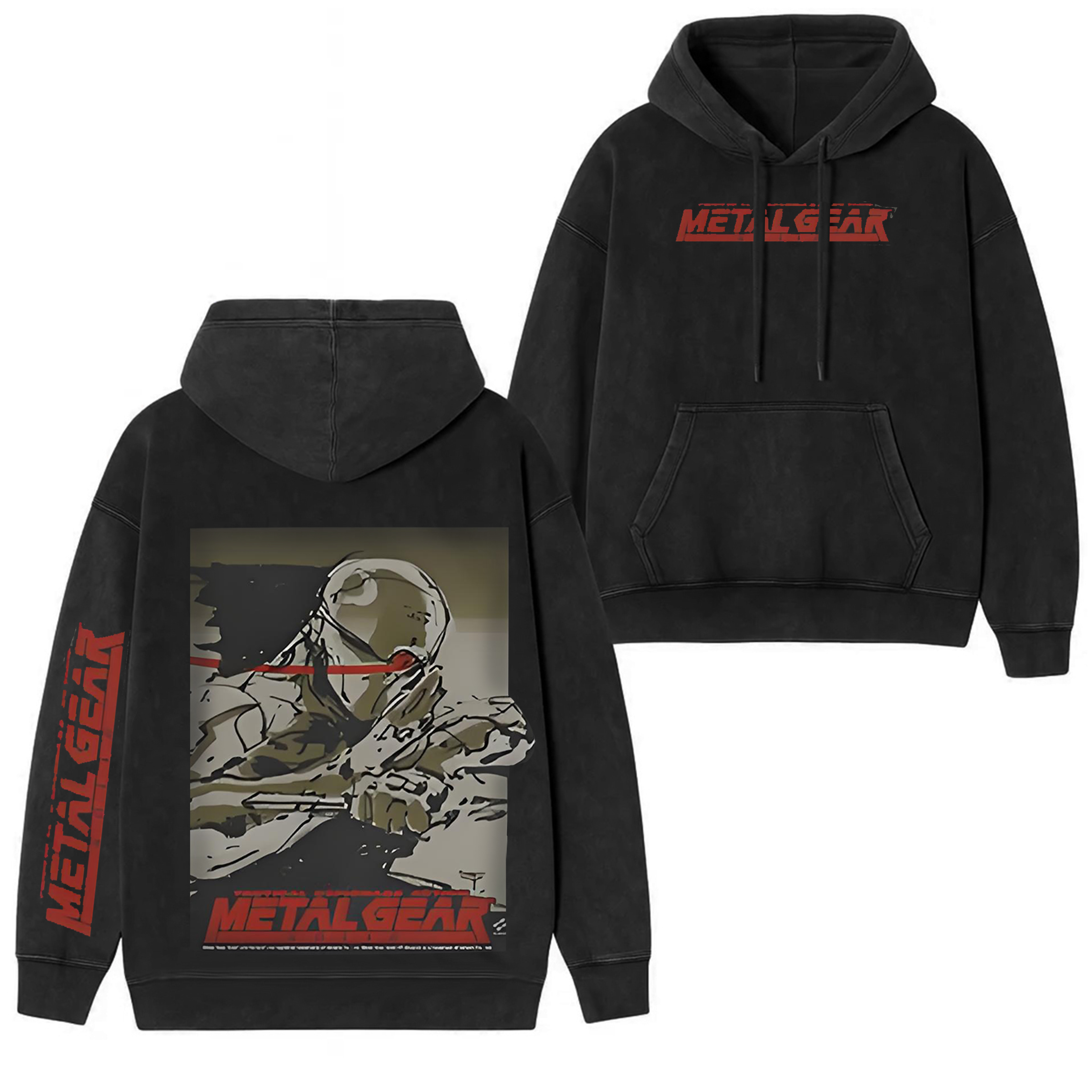 Metal Gear Solid Gray Fox Hoodie