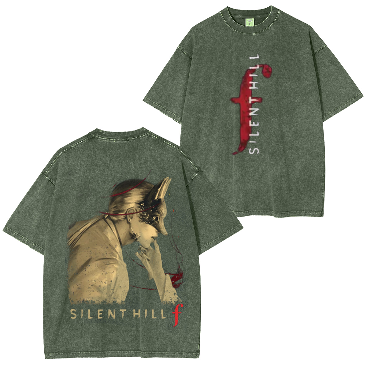 Silent Hill f Horror Game Vintage Washed T-shirt/Crewneck/Hoodie