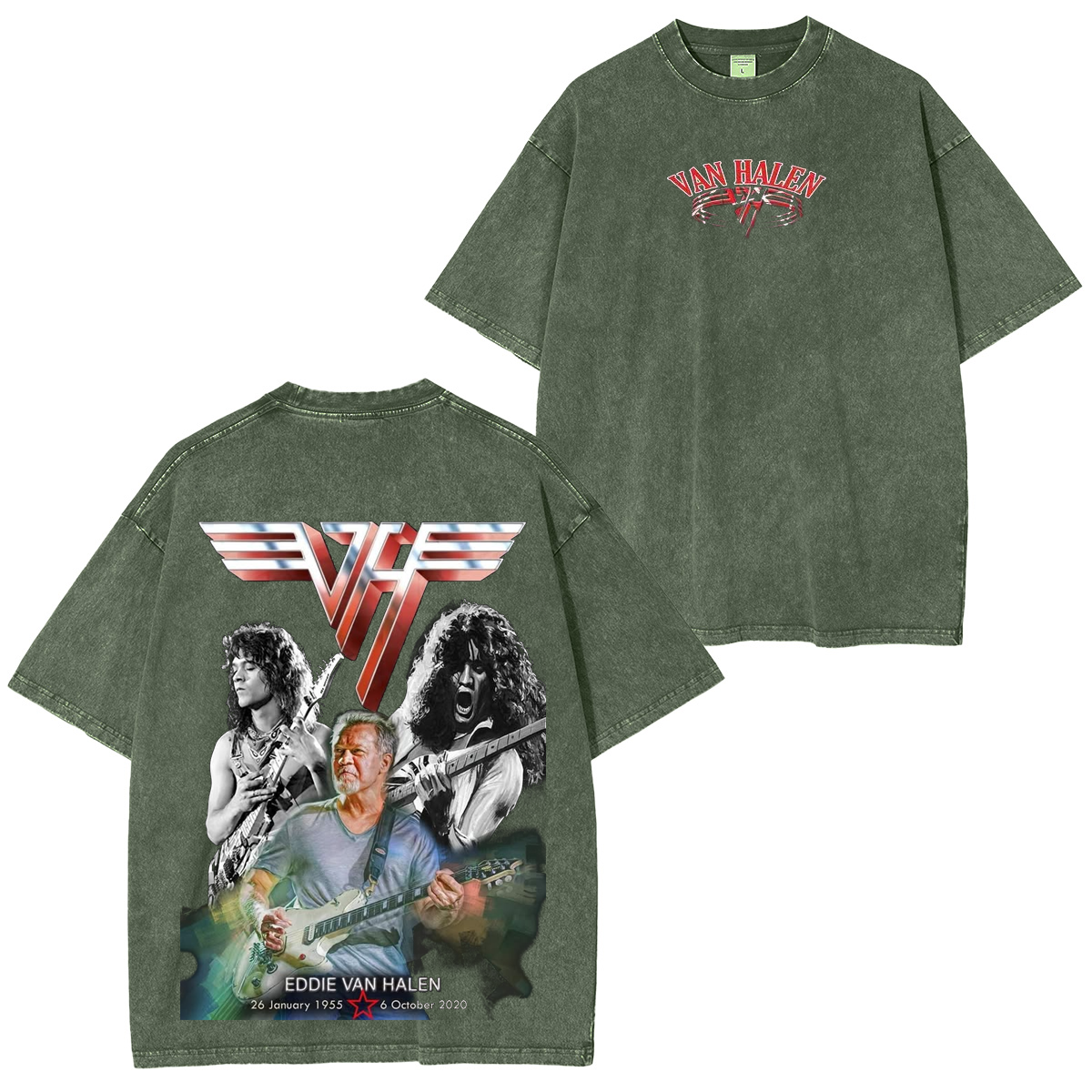 Van Halen Memories Washed Unisex T-Shirt