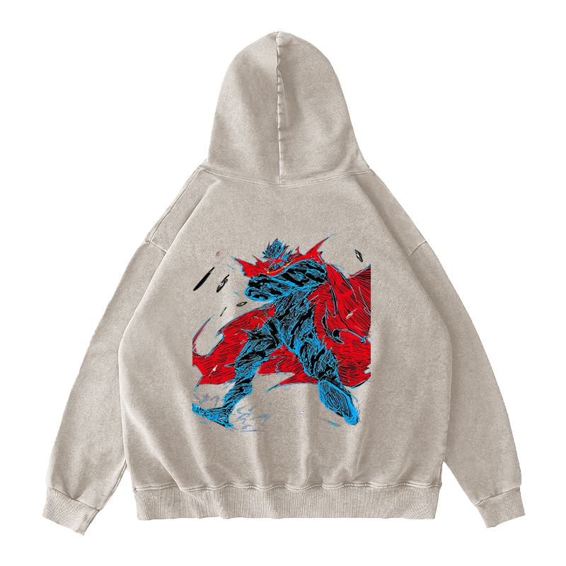 Gurren Lagann Unisex Washed Hoodie