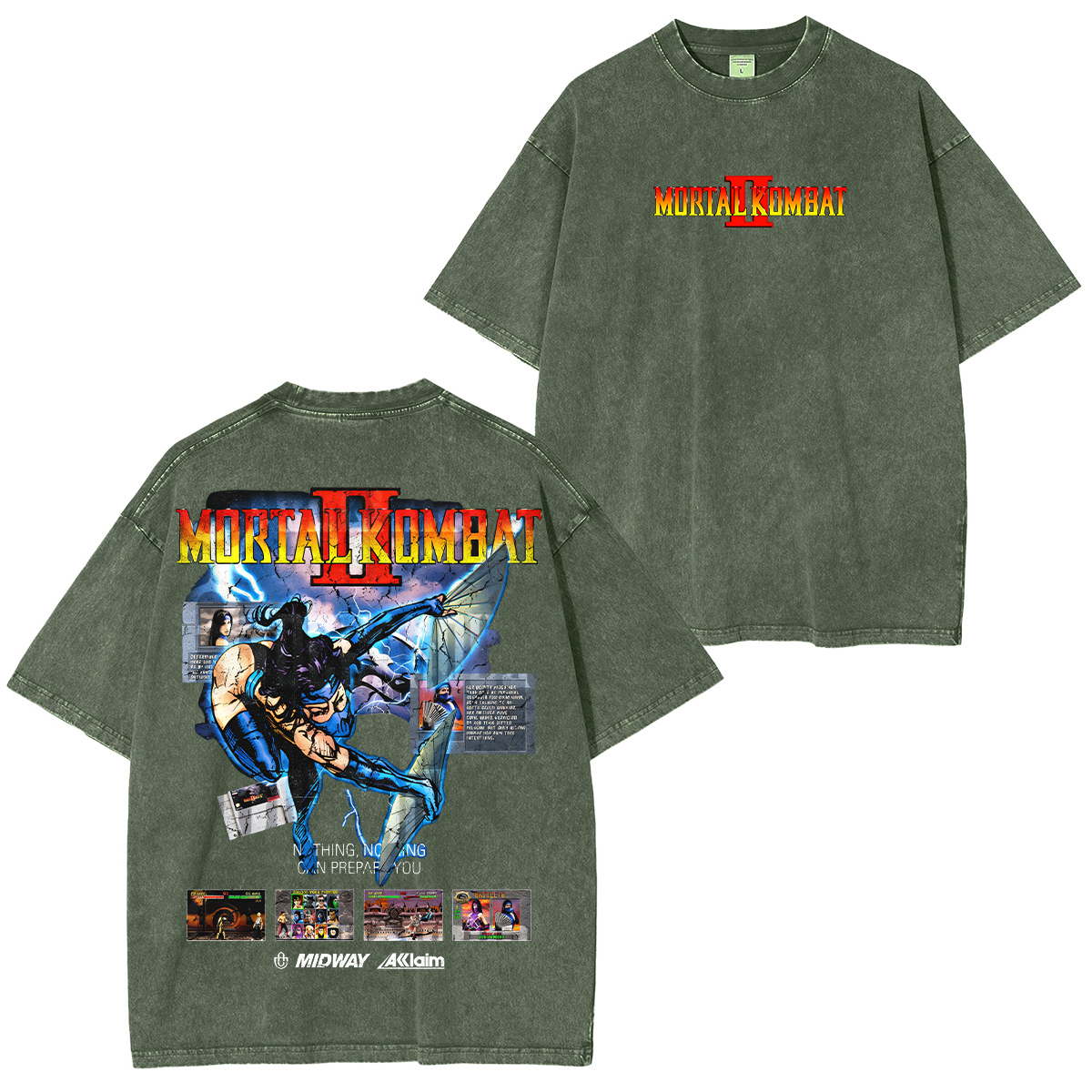 Mortal Kombat II Washed T-shirt/Crewneck/Hoodie