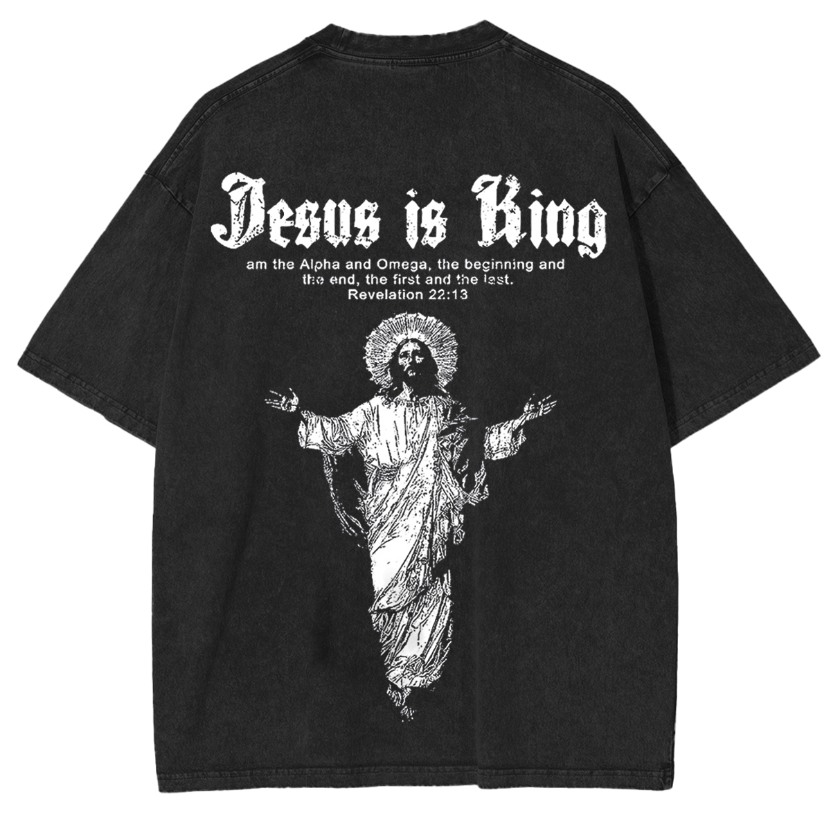 Jesus Is King Vintage Game Washed Unisex T-Shirt