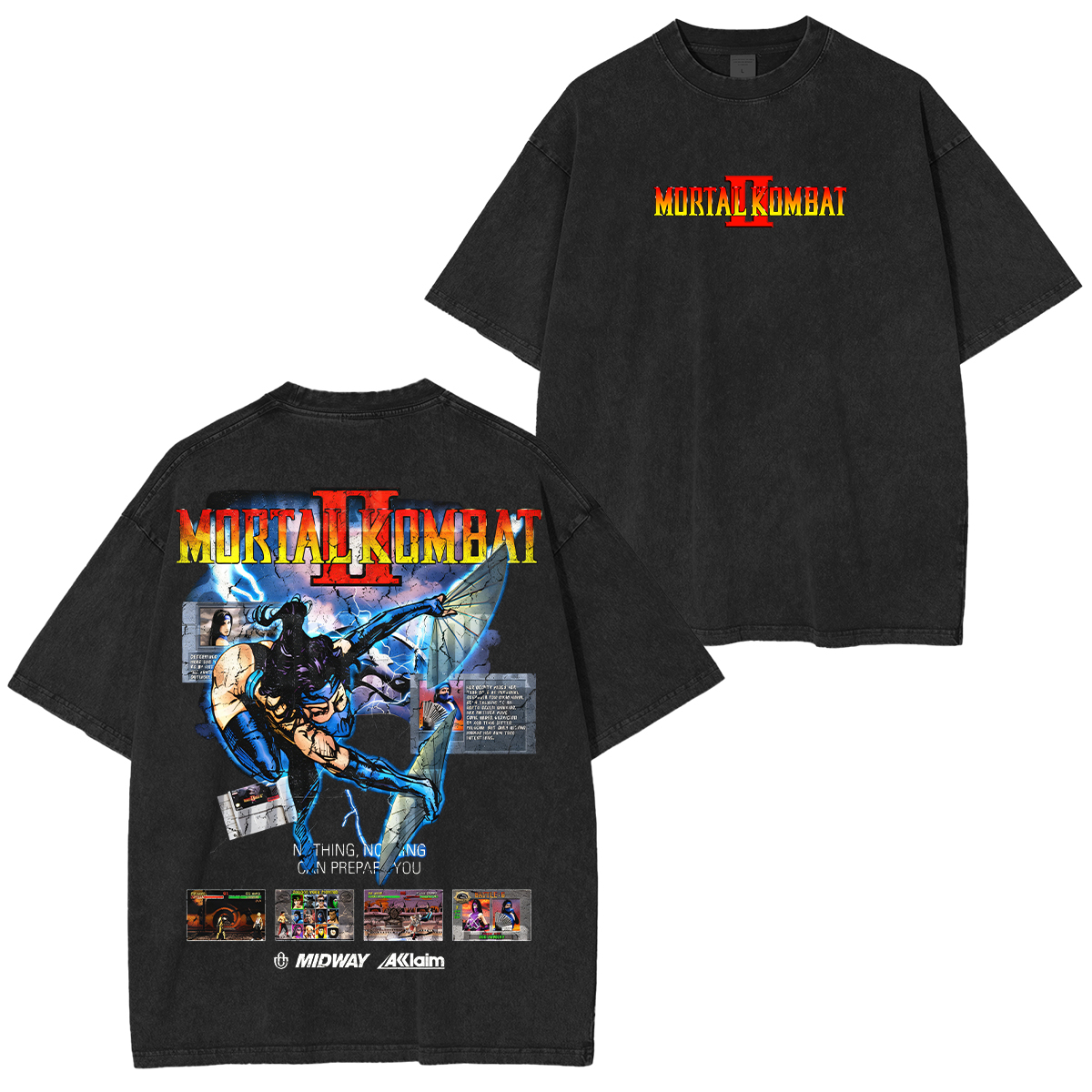 Mortal Kombat II Washed T-shirt/Crewneck/Hoodie