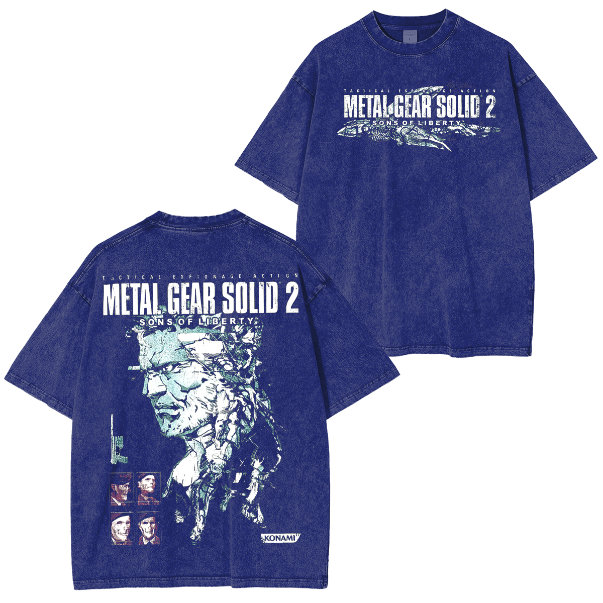 Metal Gear Solid 2 Washed Unisex T-Shirt