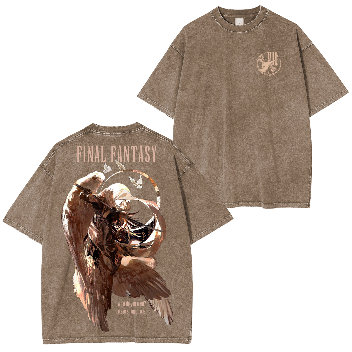 Final Fantasy 7 Unisex Washed T-shirt/Crewneck/Hoodie