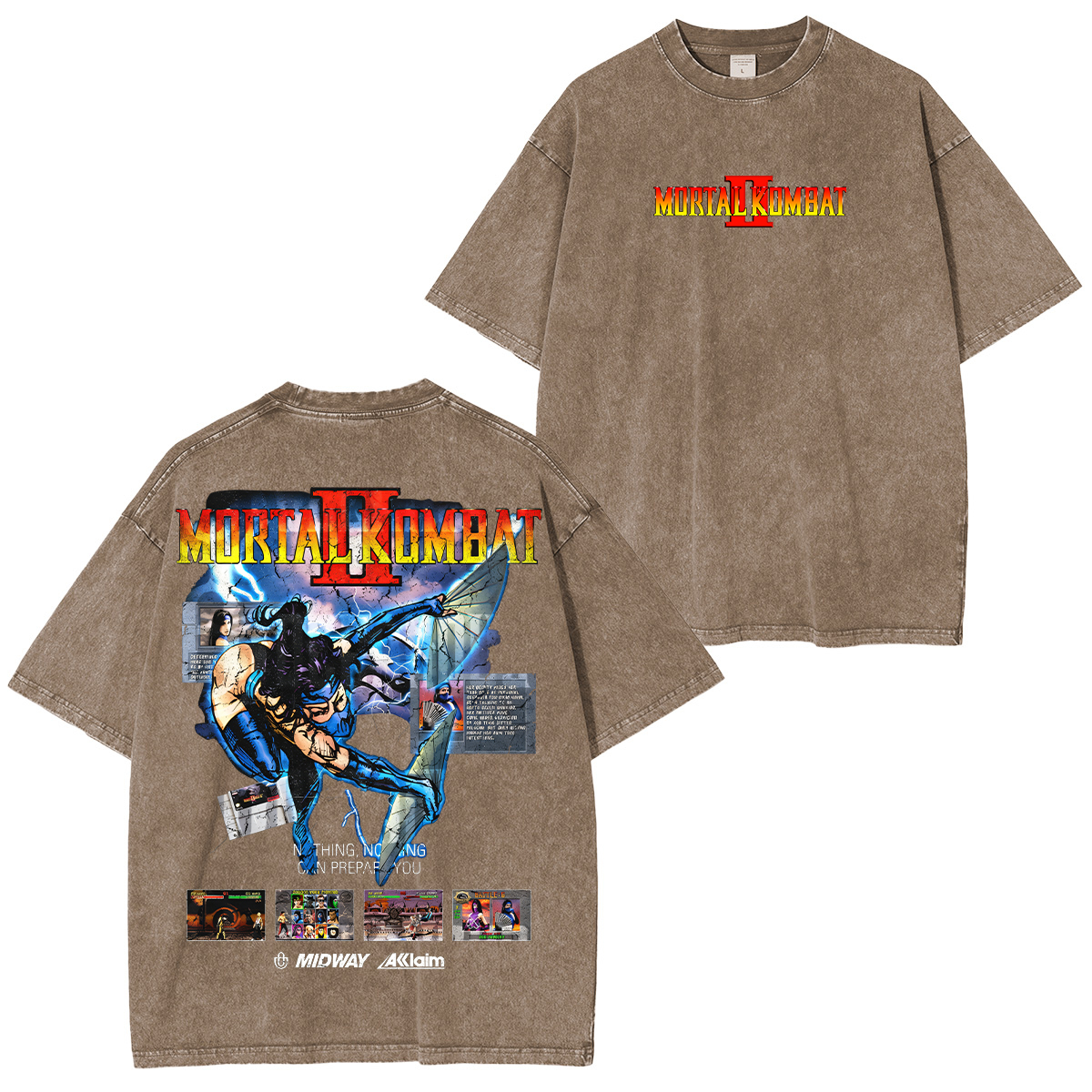 Mortal Kombat II Washed T-shirt/Crewneck/Hoodie