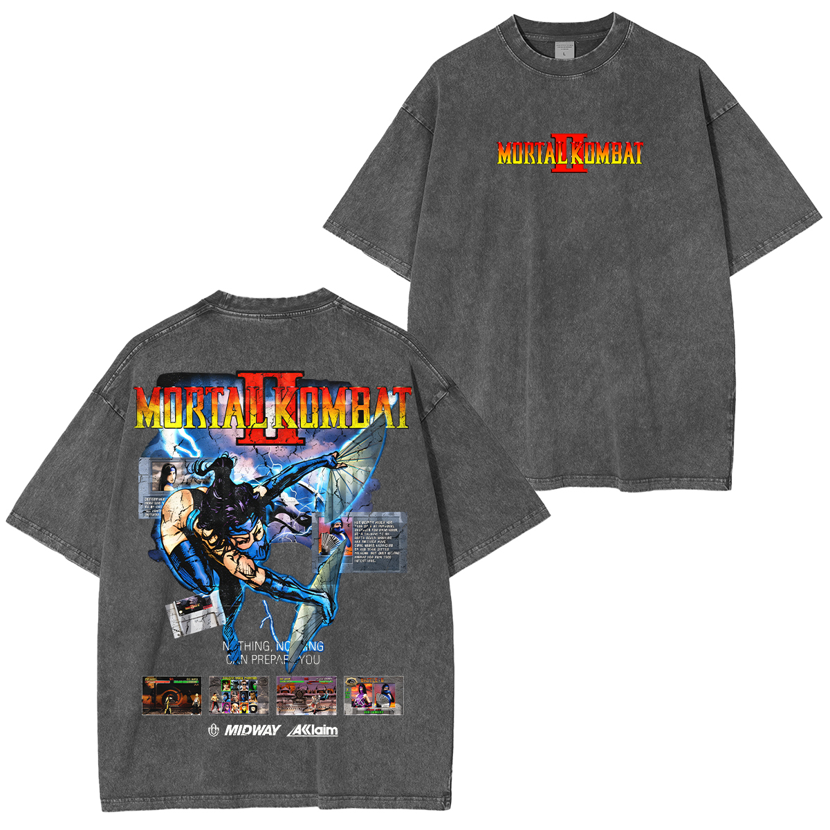 Mortal Kombat II Washed T-shirt/Crewneck/Hoodie