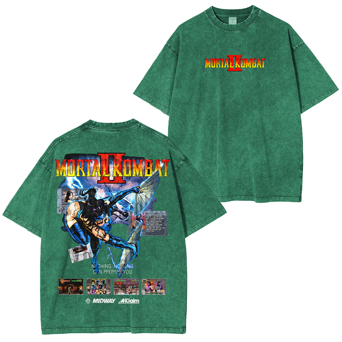 Mortal Kombat II Washed T-shirt/Crewneck/Hoodie