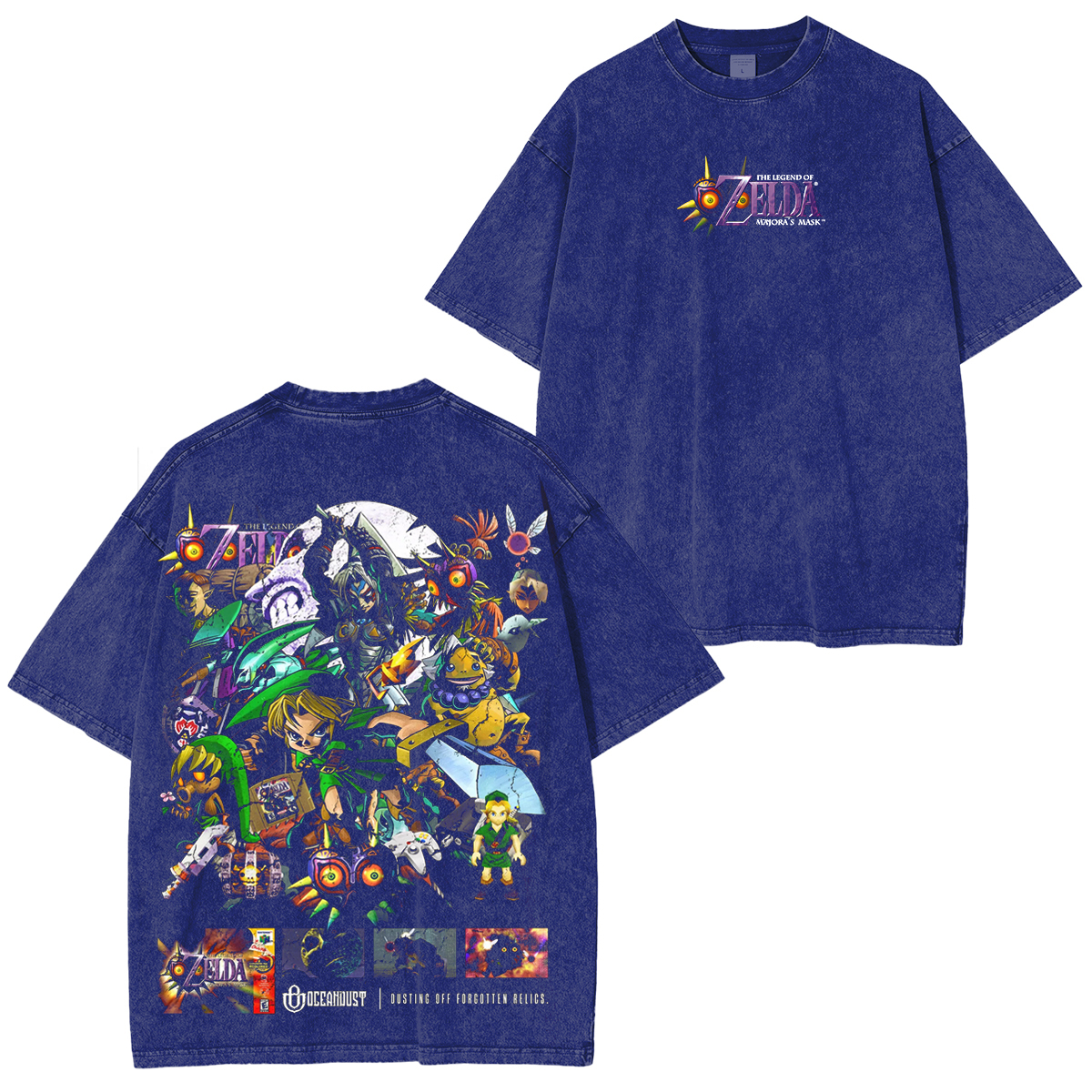 Zelda Majora's Mask Unisex Washed T-shirt/Crewneck/Hoodie