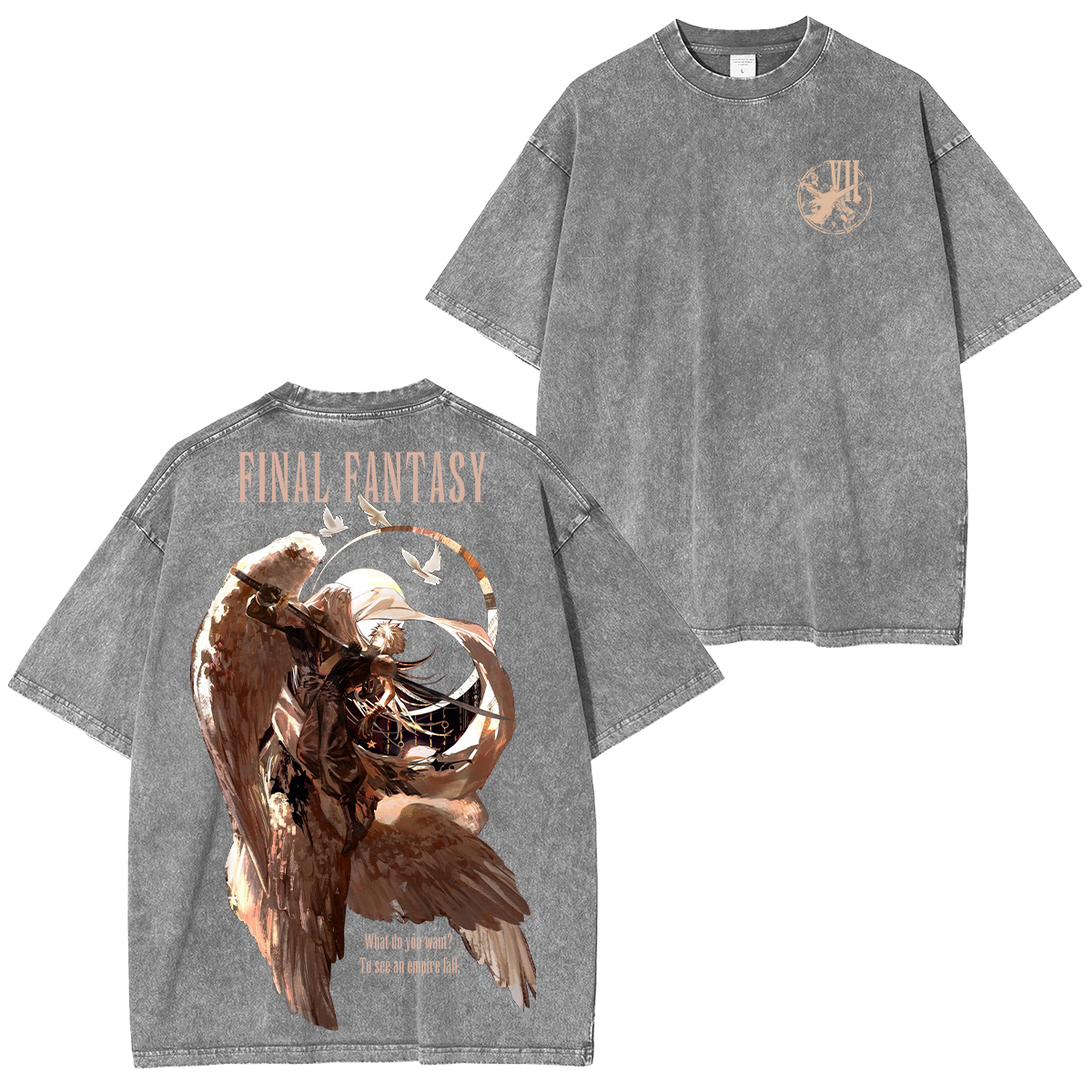 Final Fantasy 7 Unisex Washed T-shirt/Crewneck/Hoodie