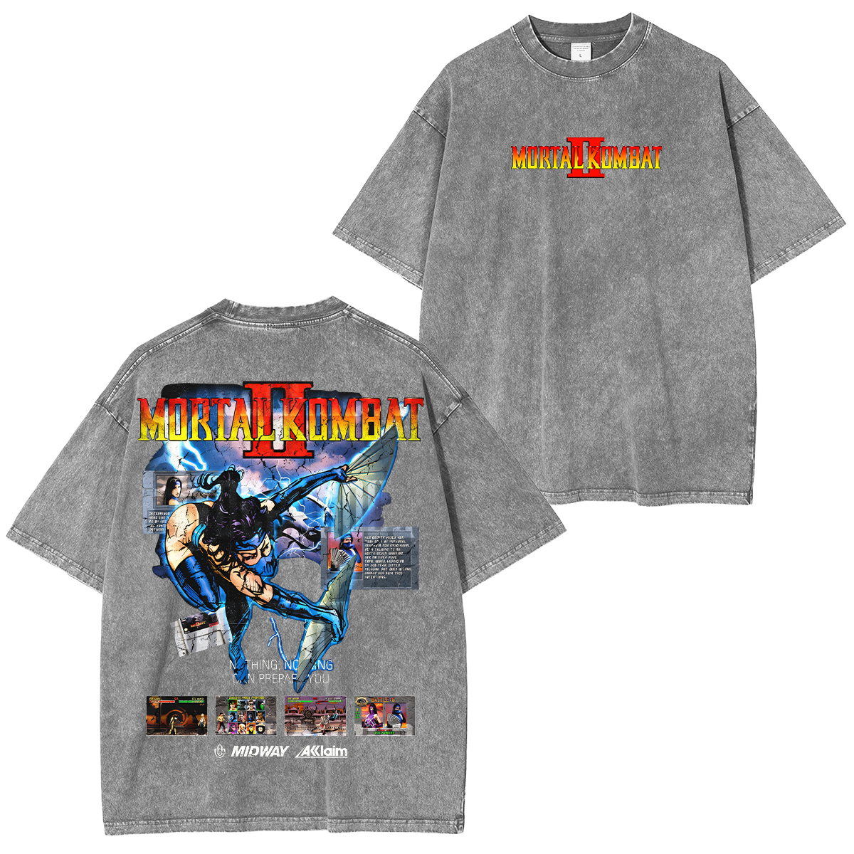 Mortal Kombat II Washed T-shirt/Crewneck/Hoodie