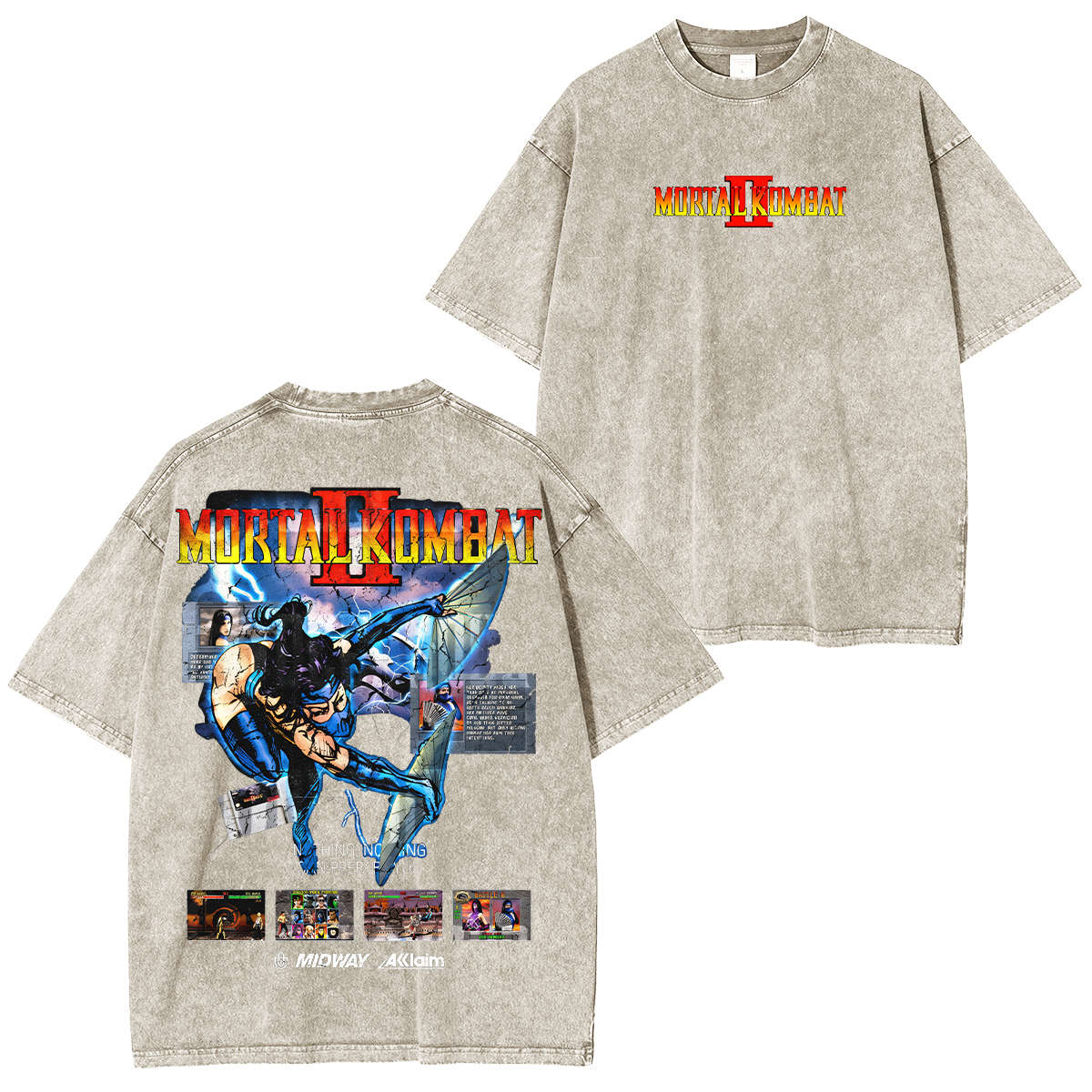 Mortal Kombat II Washed T-shirt/Crewneck/Hoodie