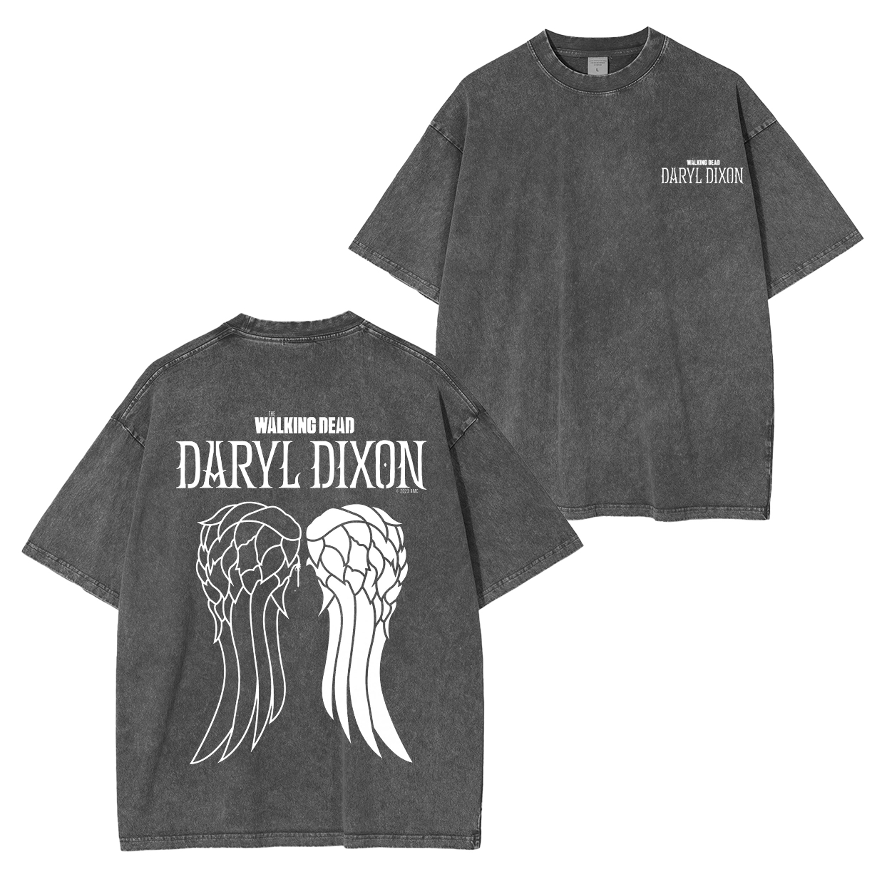 The Walking Dead Daryl Dixon Wings Unisex Washed T-Shirt