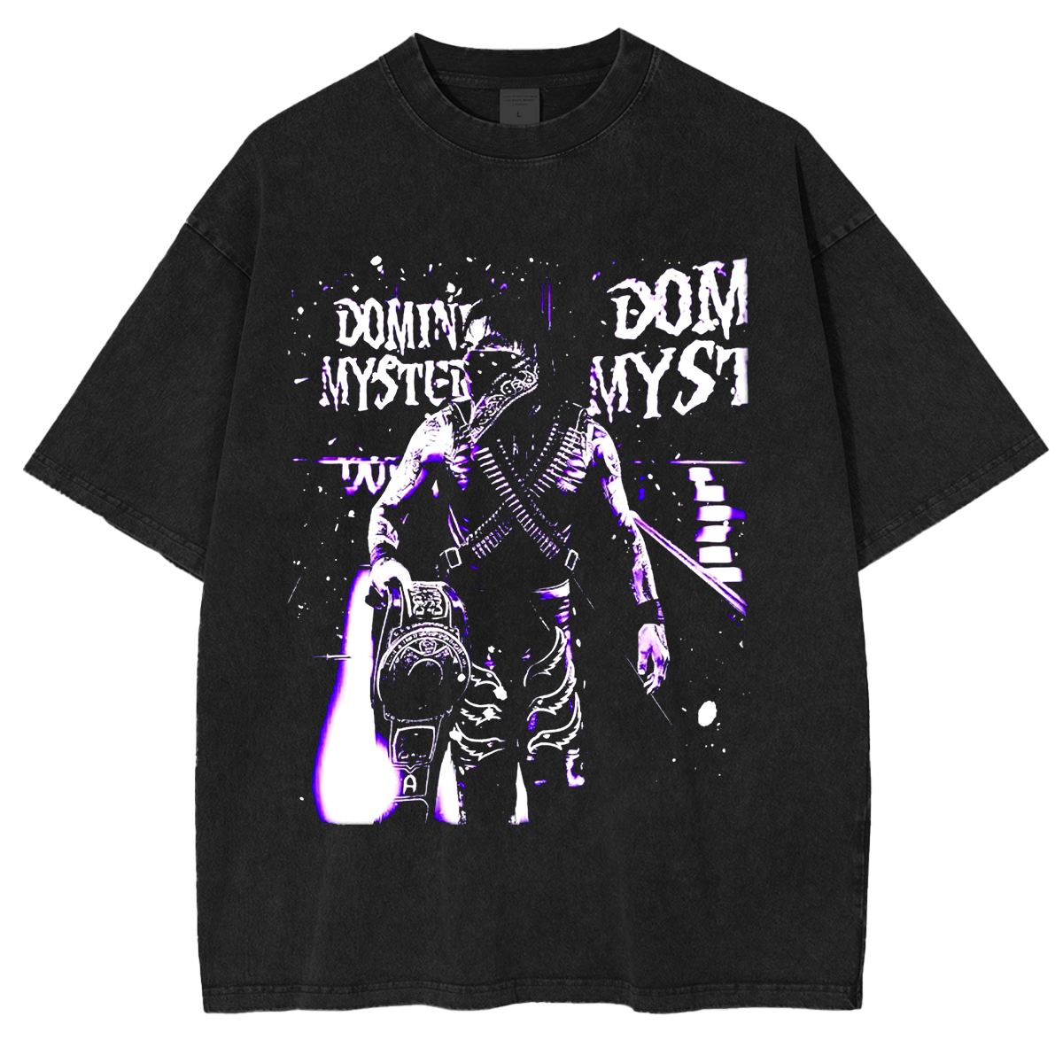 Dominik Mysterio WWE Graphic Unisex Washed T-Shirt