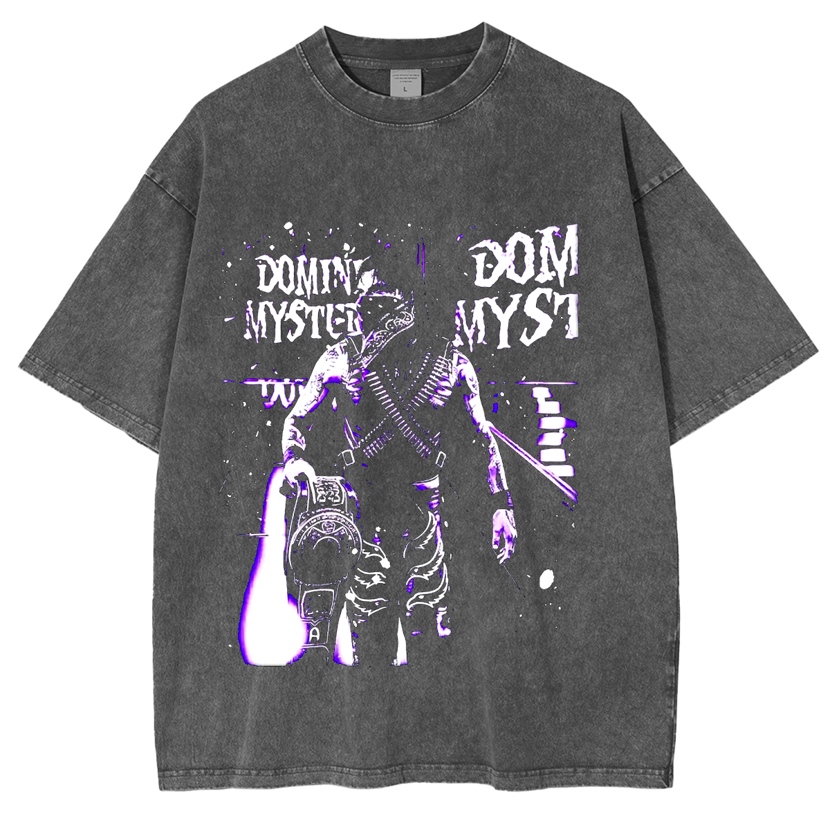 Dominik Mysterio WWE Graphic Unisex Washed T-Shirt
