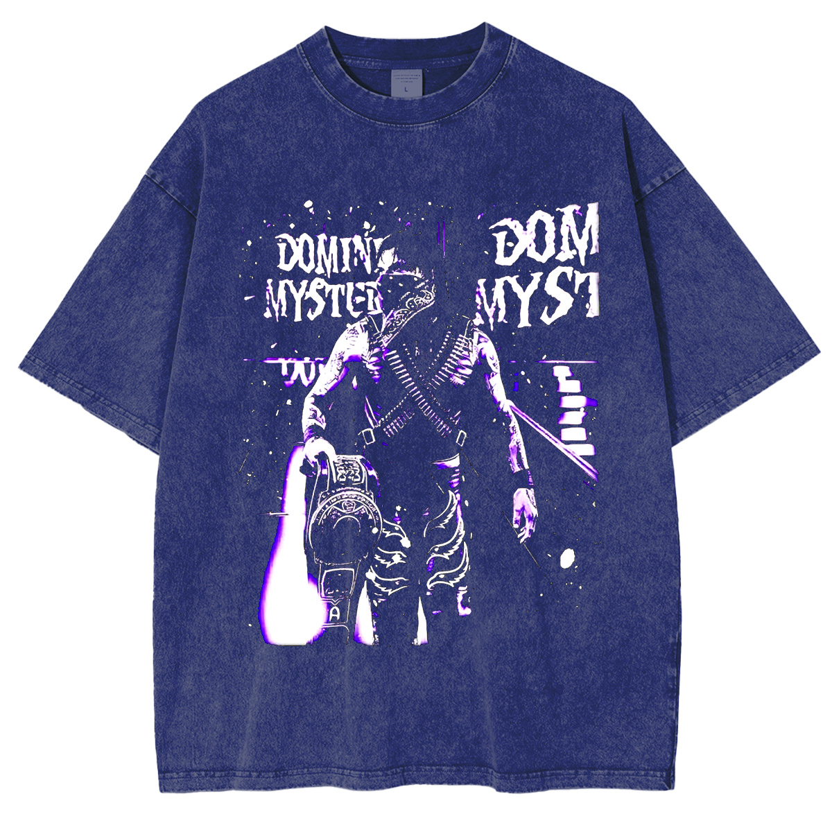 Dominik Mysterio WWE Graphic Unisex Washed T-Shirt