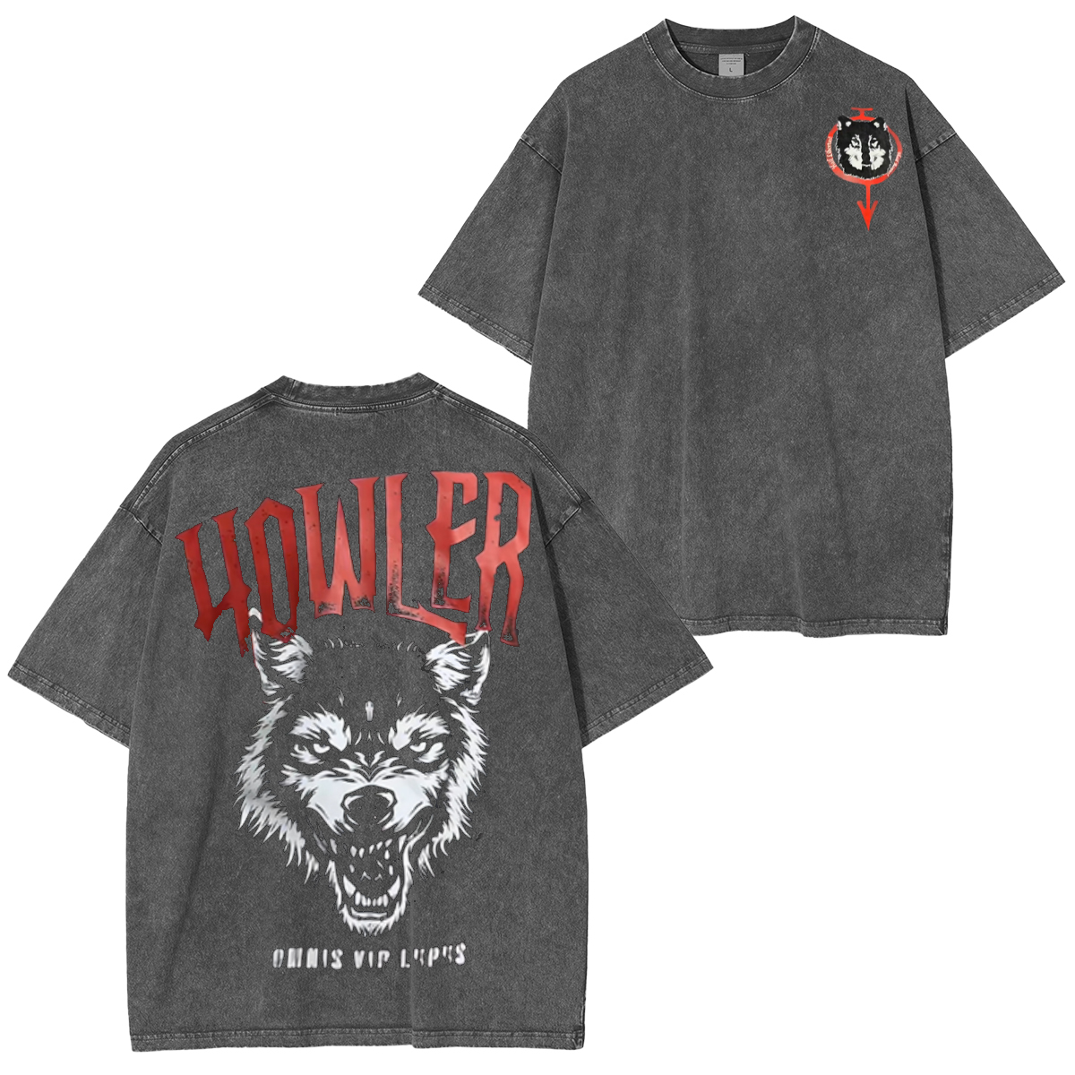 Red Rising Howlers Merch Howler Red Rising Heavy Metal Vintage Unisex Washed T-Shirt