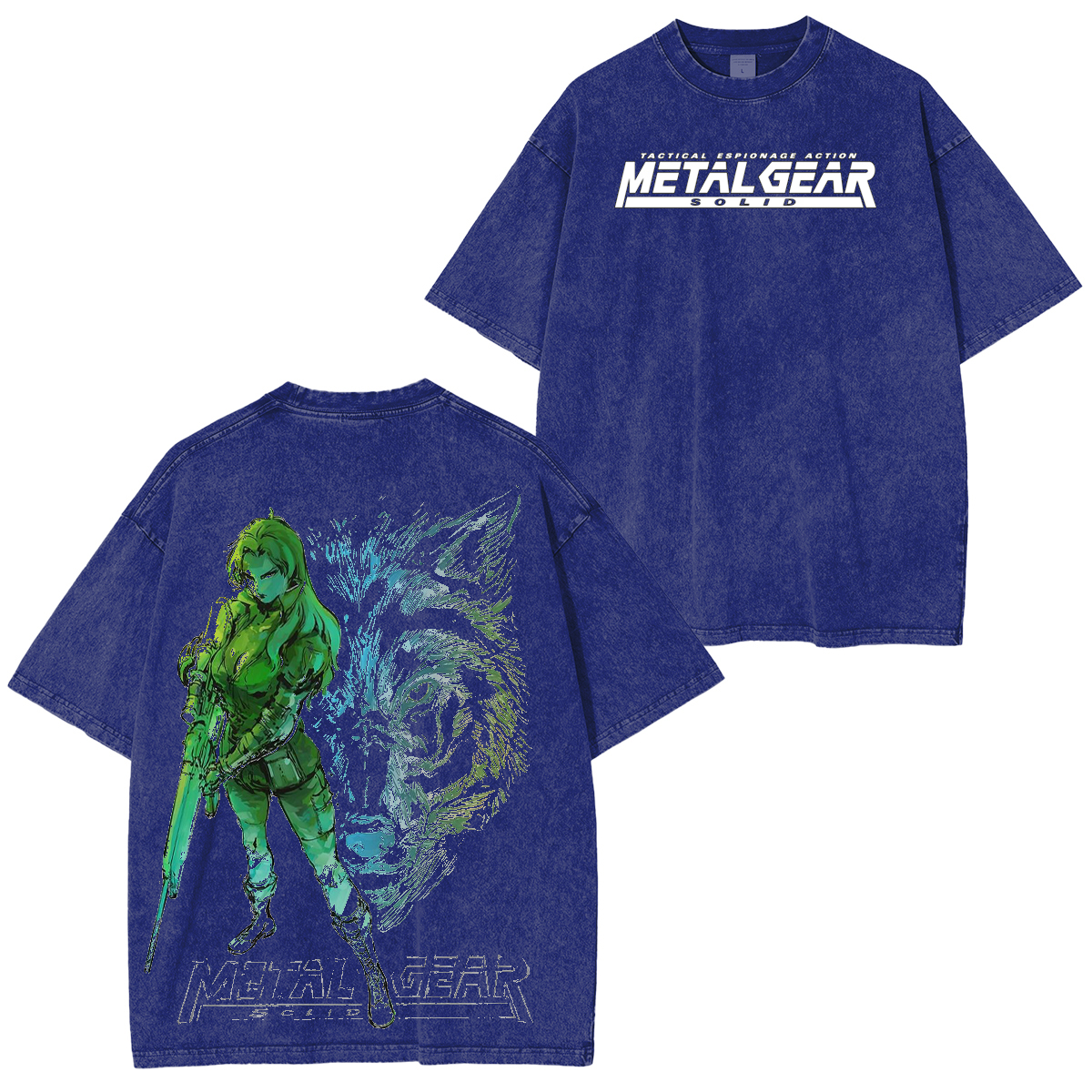  Sniper Wolf – Metal Gear Solid Vintage Unisex Washed T-Shirt