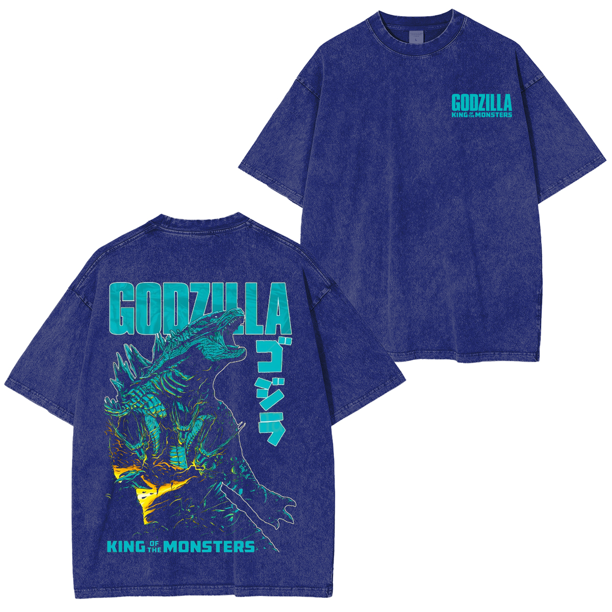 Godzilla King of the Monsters Unisex Washed T-Shirt