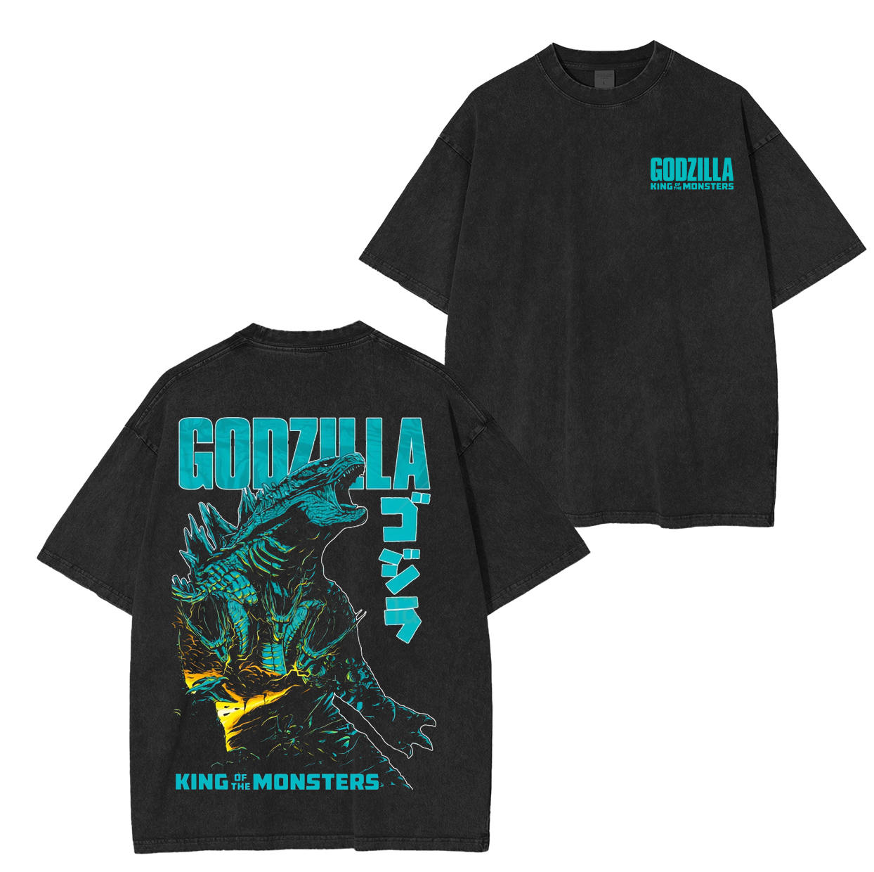 Godzilla King of the Monsters Unisex Washed T-Shirt