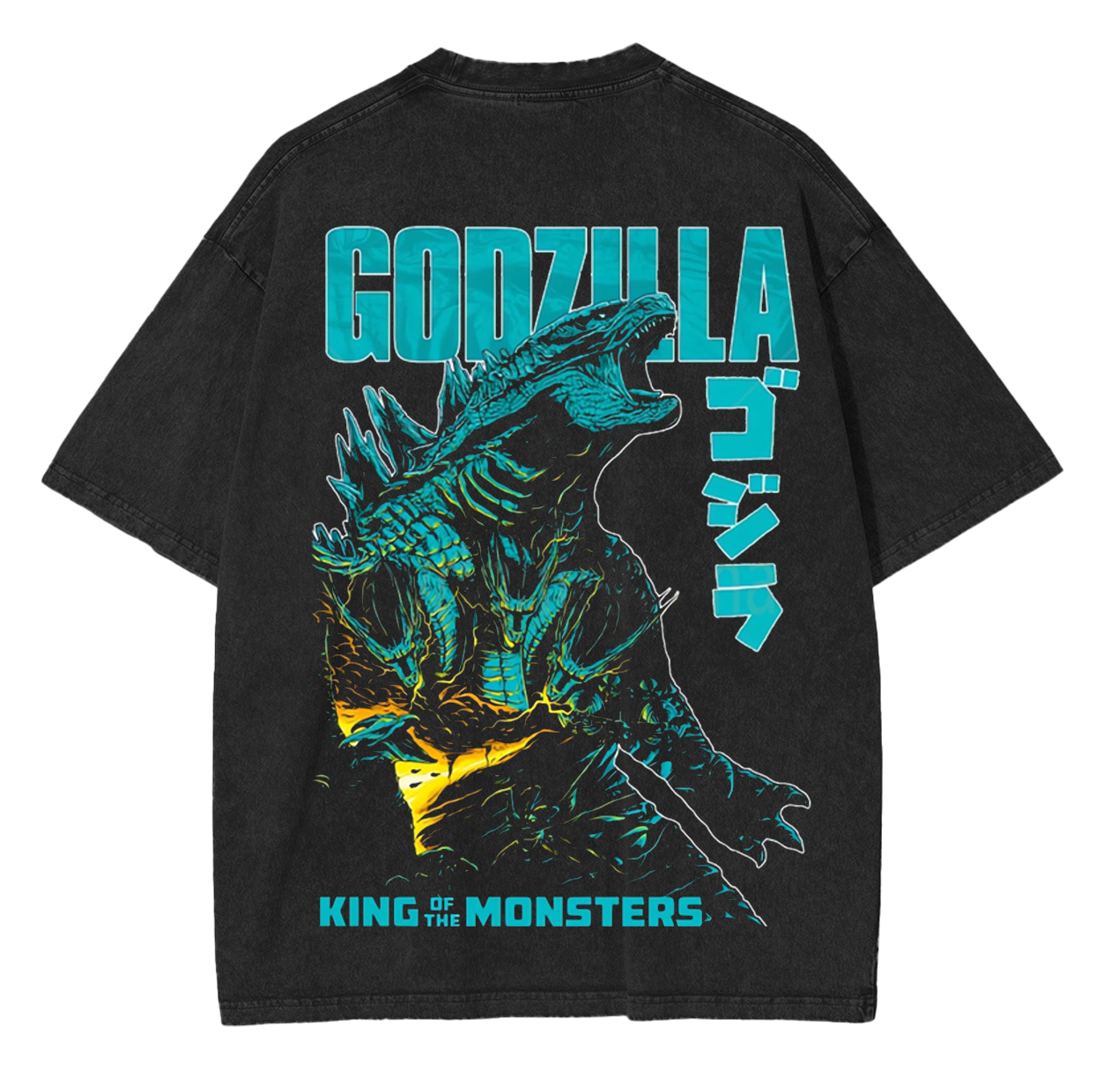 Godzilla King of the Monsters Unisex Washed T-Shirt