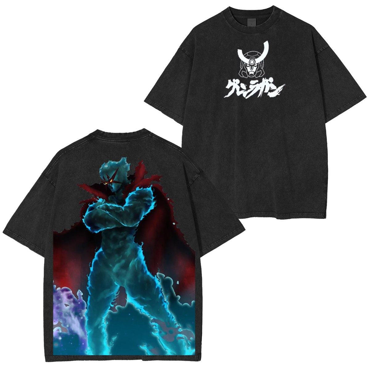 Gurren Lagann Unisex Washed T-Shirt