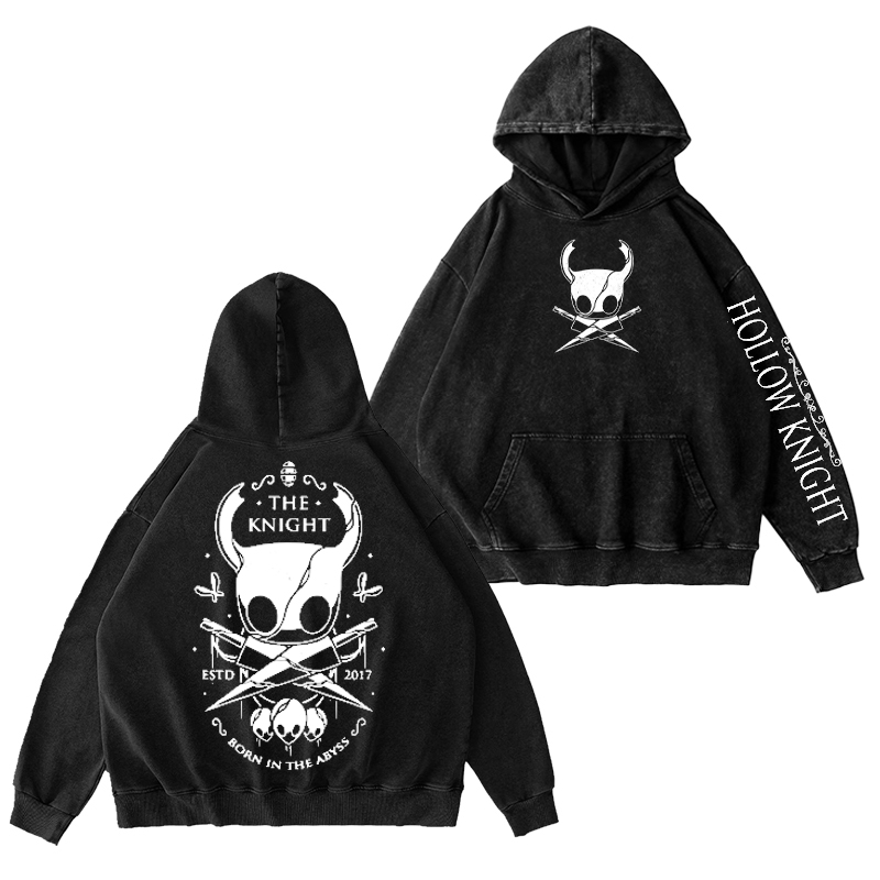 Hollow Knight Silksong Unisex Washed Hoodie