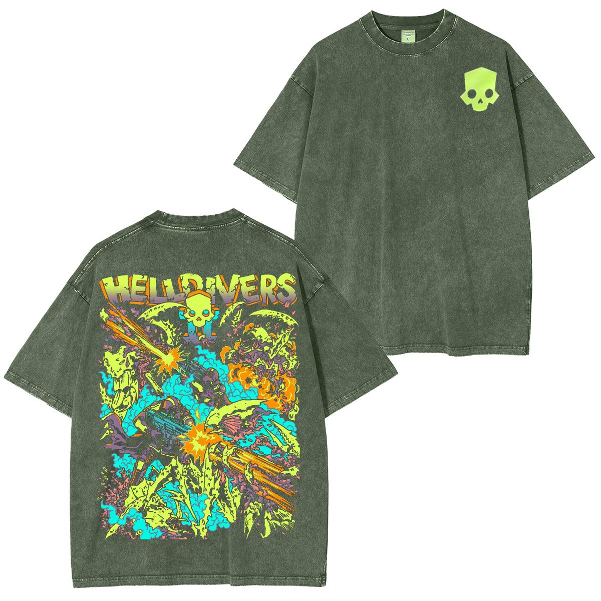 Helldiver Unisex Washed T-Shirt