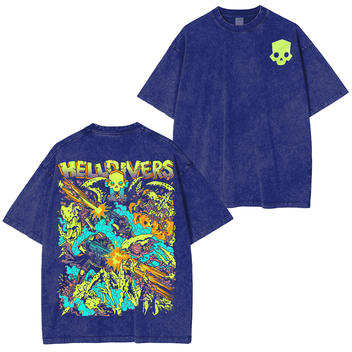 Helldiver Unisex Washed T-Shirt