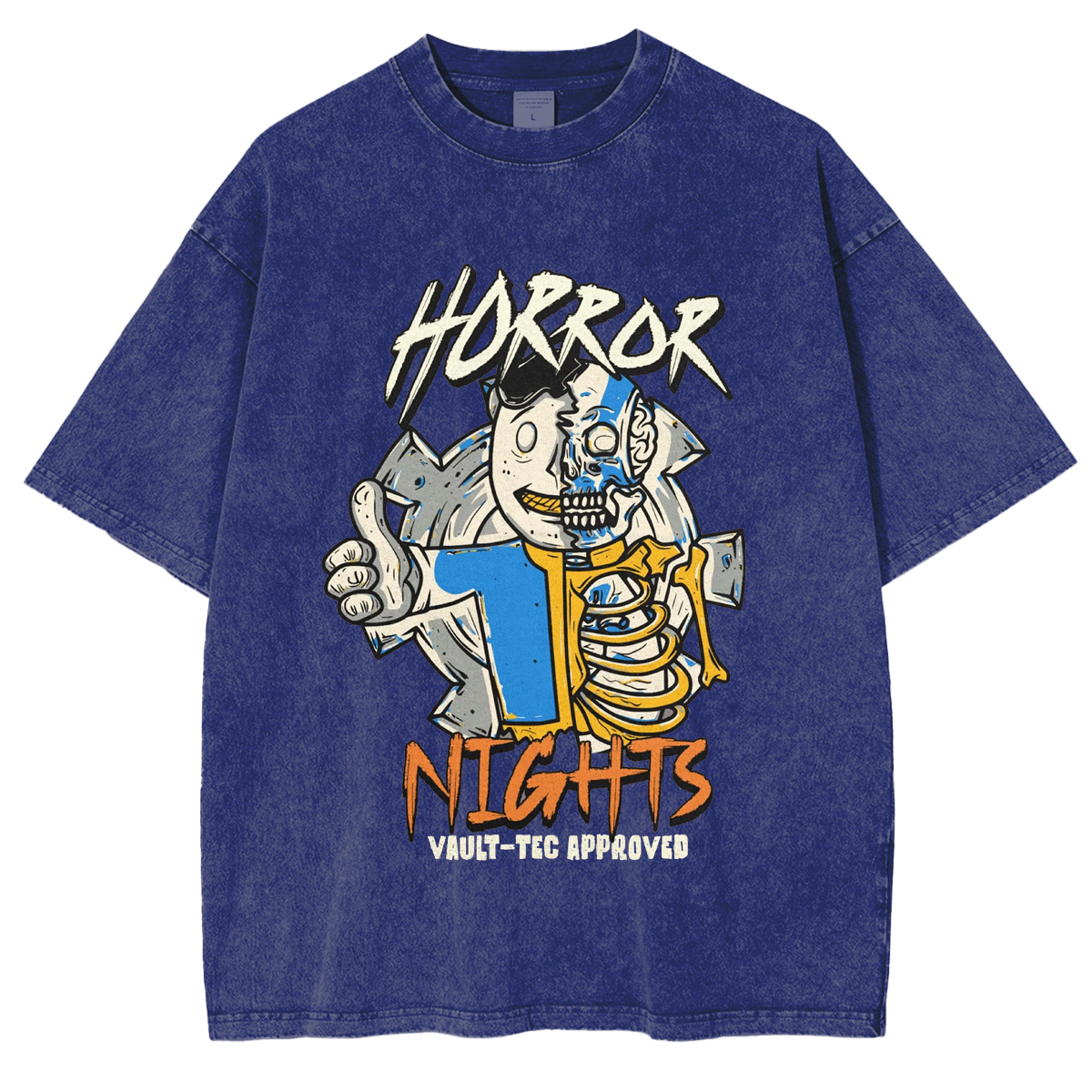 Horror Nights ,Fallout Halloween Unisex Washed T-Shirt
