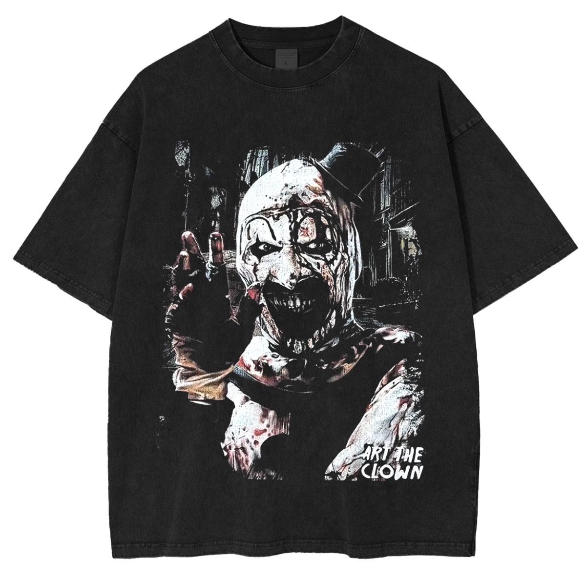 Art the Clown ,Halloween Horror Unisex Washed T-Shirt