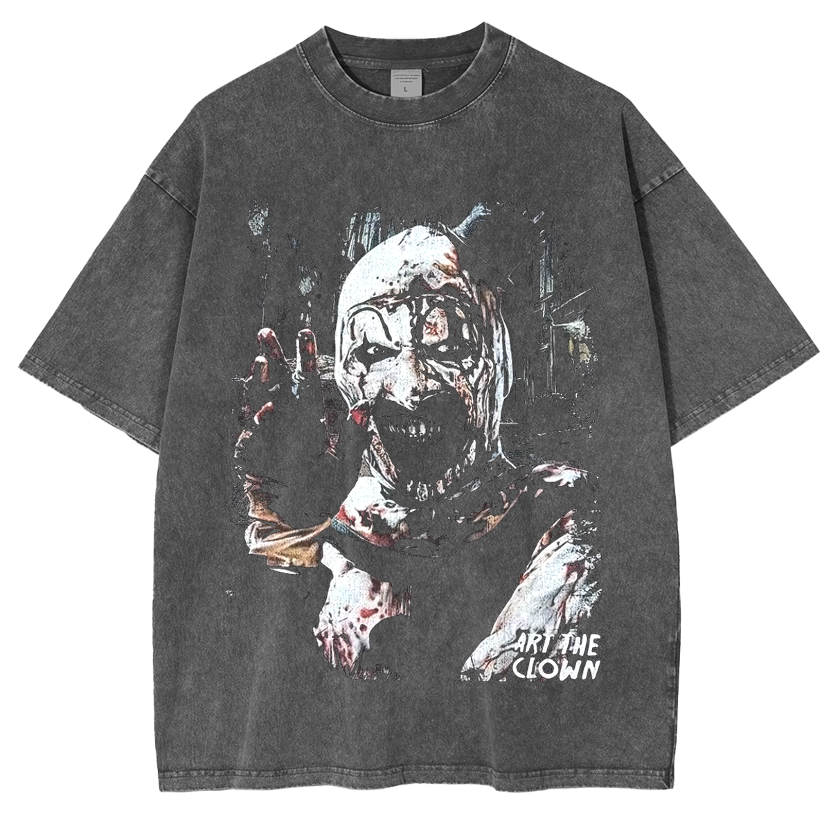 Art the Clown ,Halloween Horror Unisex Washed T-Shirt