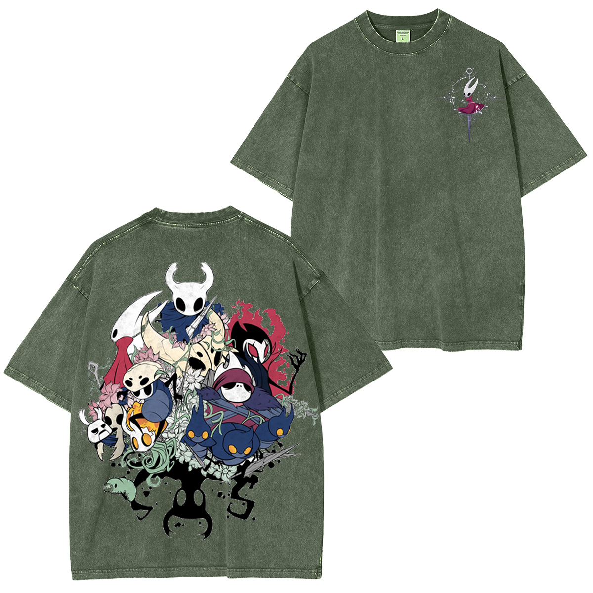 Hollow Unisex Washed T-Shirt